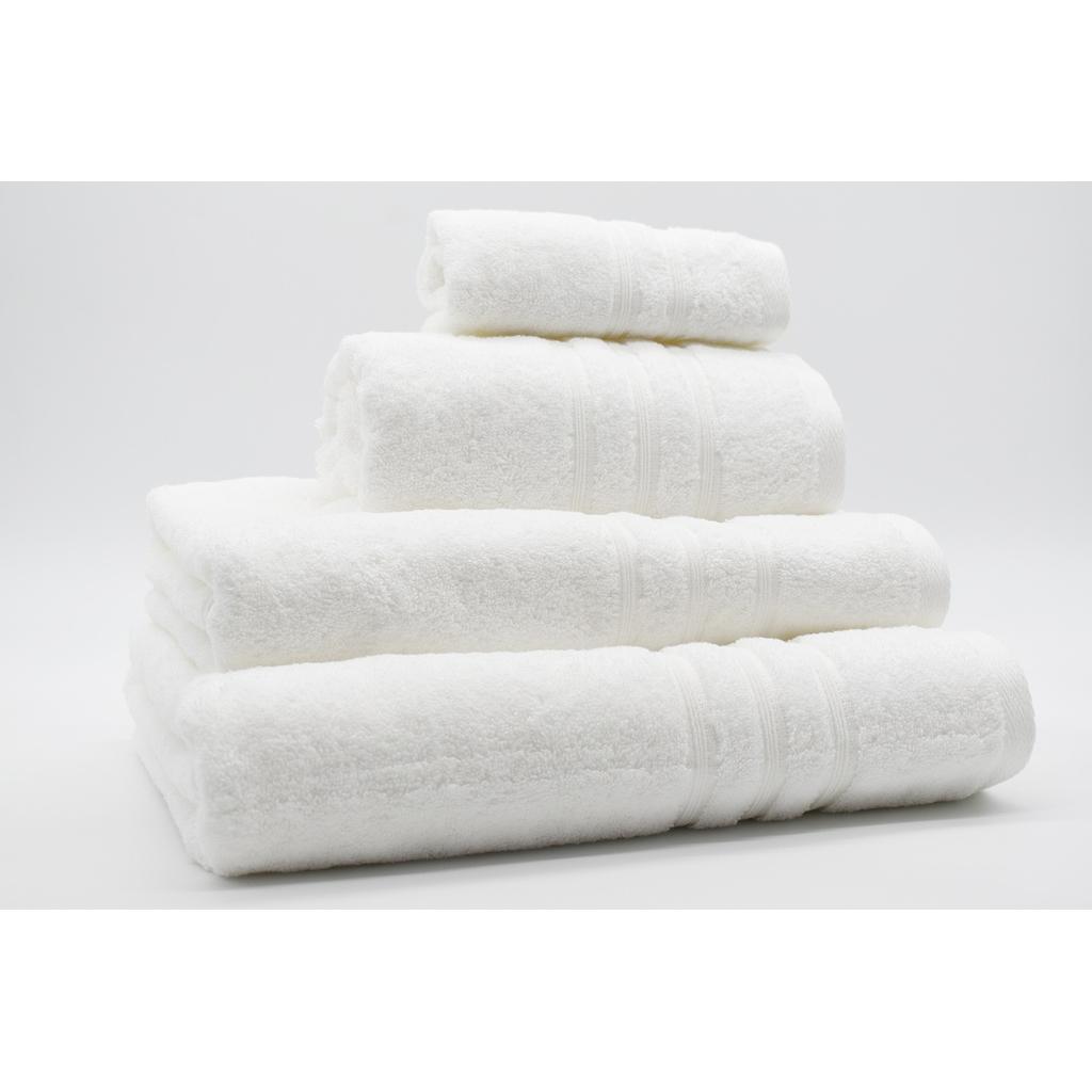 Toalla 100% Algodón de Rizo Americano 500 Gr/m2 Blanco Vidal Home (Medidas: 30x50cm, 50x100cm, 70x140cm, 100x150cm)