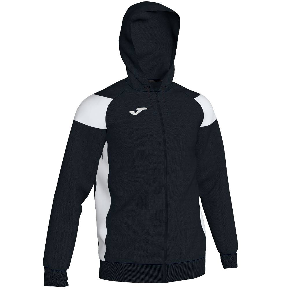 Chaqueta Joma Crew III 101271.102 Blanca con Capucha y Cremallera para Entrenamiento y Uso Diario