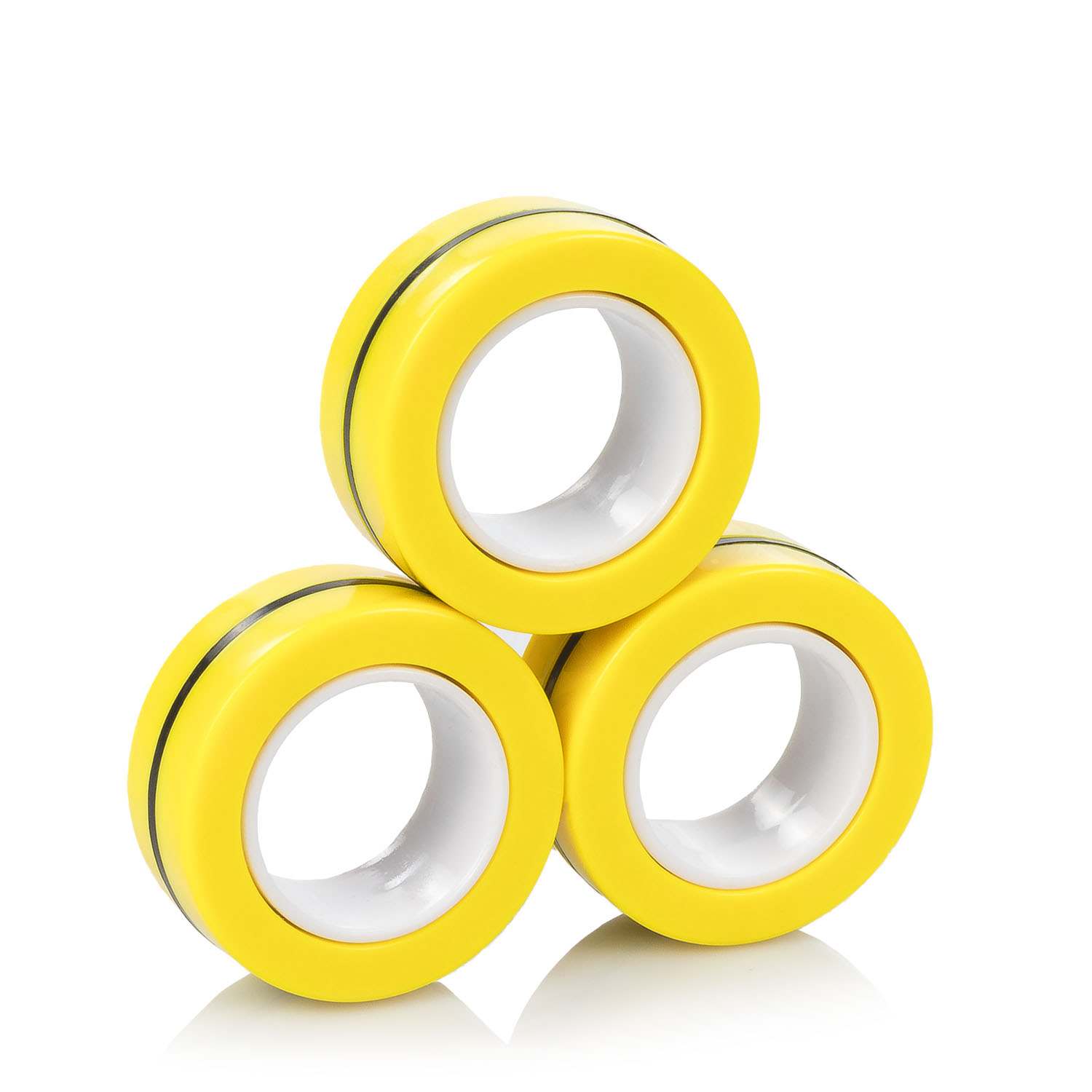 DAM. Magnetic Fidget Rings, anillos magnéticos. Juguete antiestrés, ansiedad, concentración. 3x1x3cm.