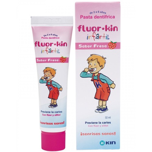 Fluor Kin Infantil Pasta Dentifrica 100 ml.