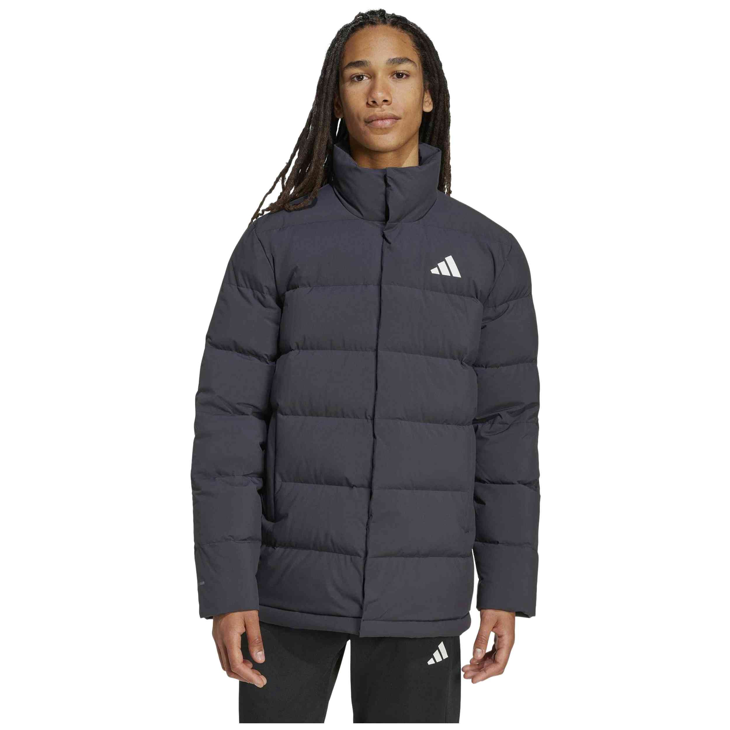 Chaqueta Adidas modelo Helionic Climawarm para hombre y mujer en color Negro