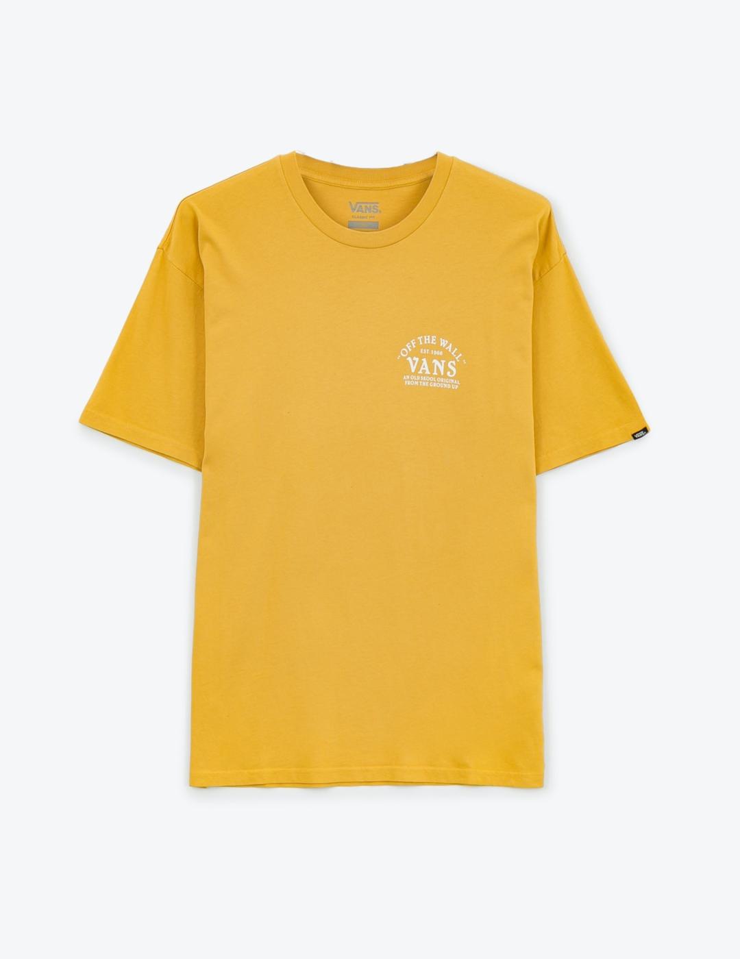 Camiseta Vans Ground Up Amarilla Hombre | Diseño Único
