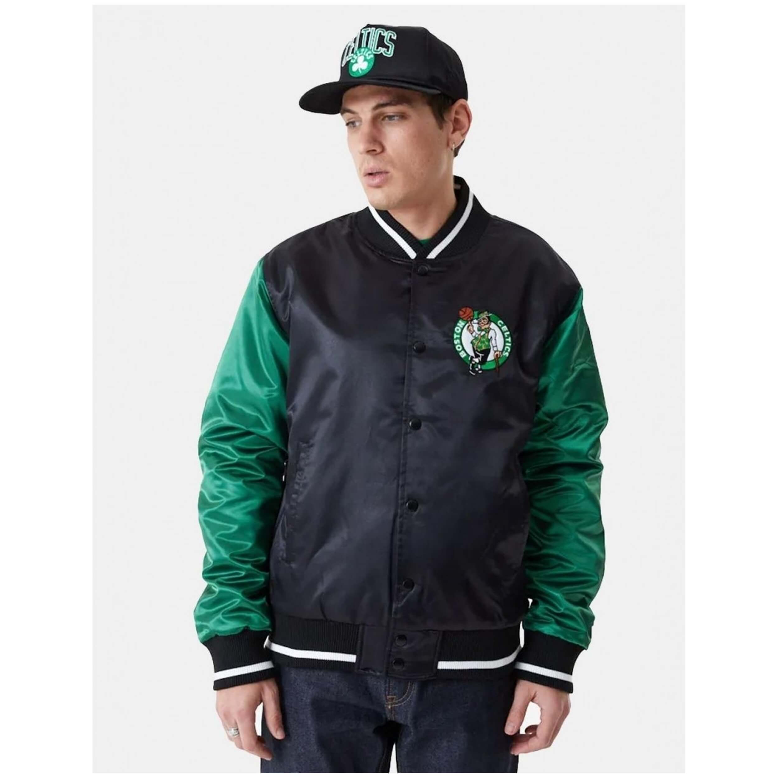 Chaqueta New Era Boston Celtics para hombre en color multicolor