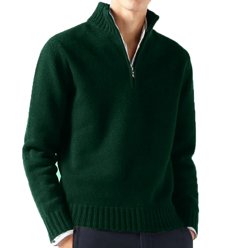 TK Autum Men Turtlenecks Sweaters Knitwear Pullovers Solid Color Long Sleeved Sweater Male Casual Daily Warm Coats