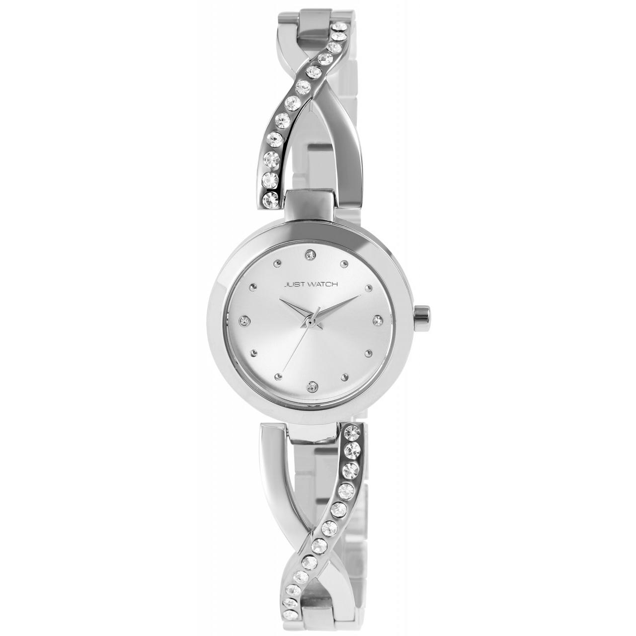 Reloj Just® Mujer Prateado com Bracelete em Aço Inoxidável - 0174