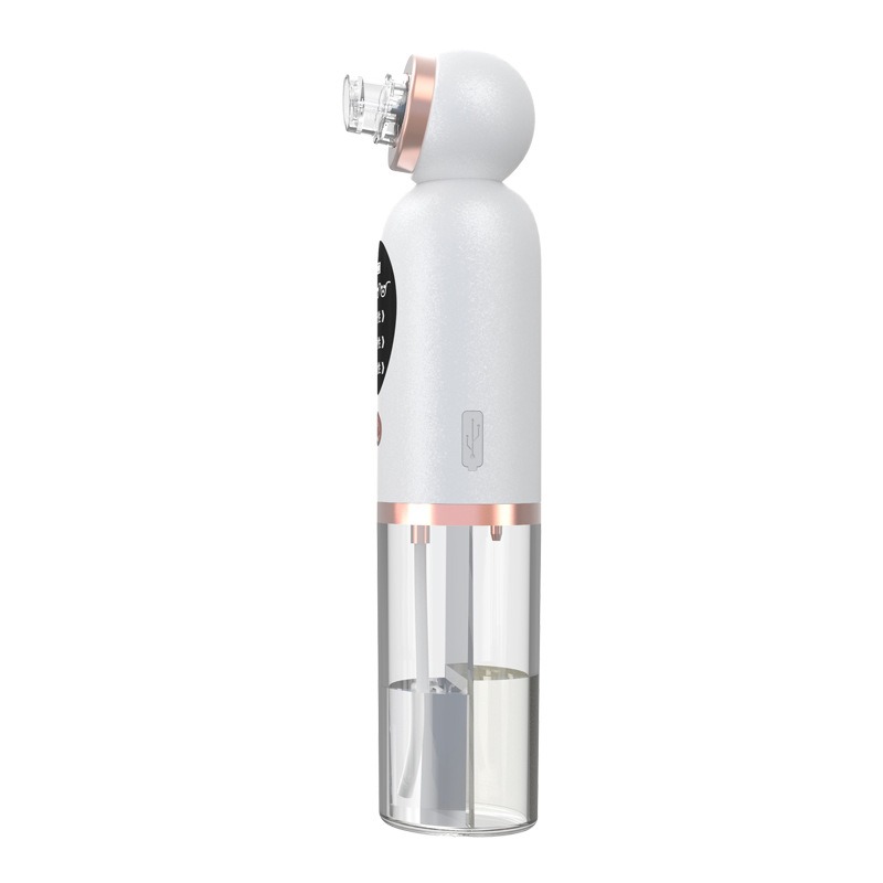 Limpiador de Poros Electrico Succionador, Limpiador Facial Ajustable de 3 Modos, Equipado con 6 Cabezales de Succión Reemplazables, Limpiador Facial con Pantalla LED, Adecuado para Hombres y Mujeres, san valentin regalos mujer