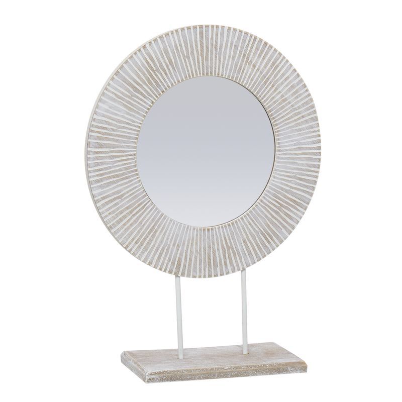 Espejo Peana Cuzco Decorativo 35cm Altura 25cm Ancho - Factory Cuadros