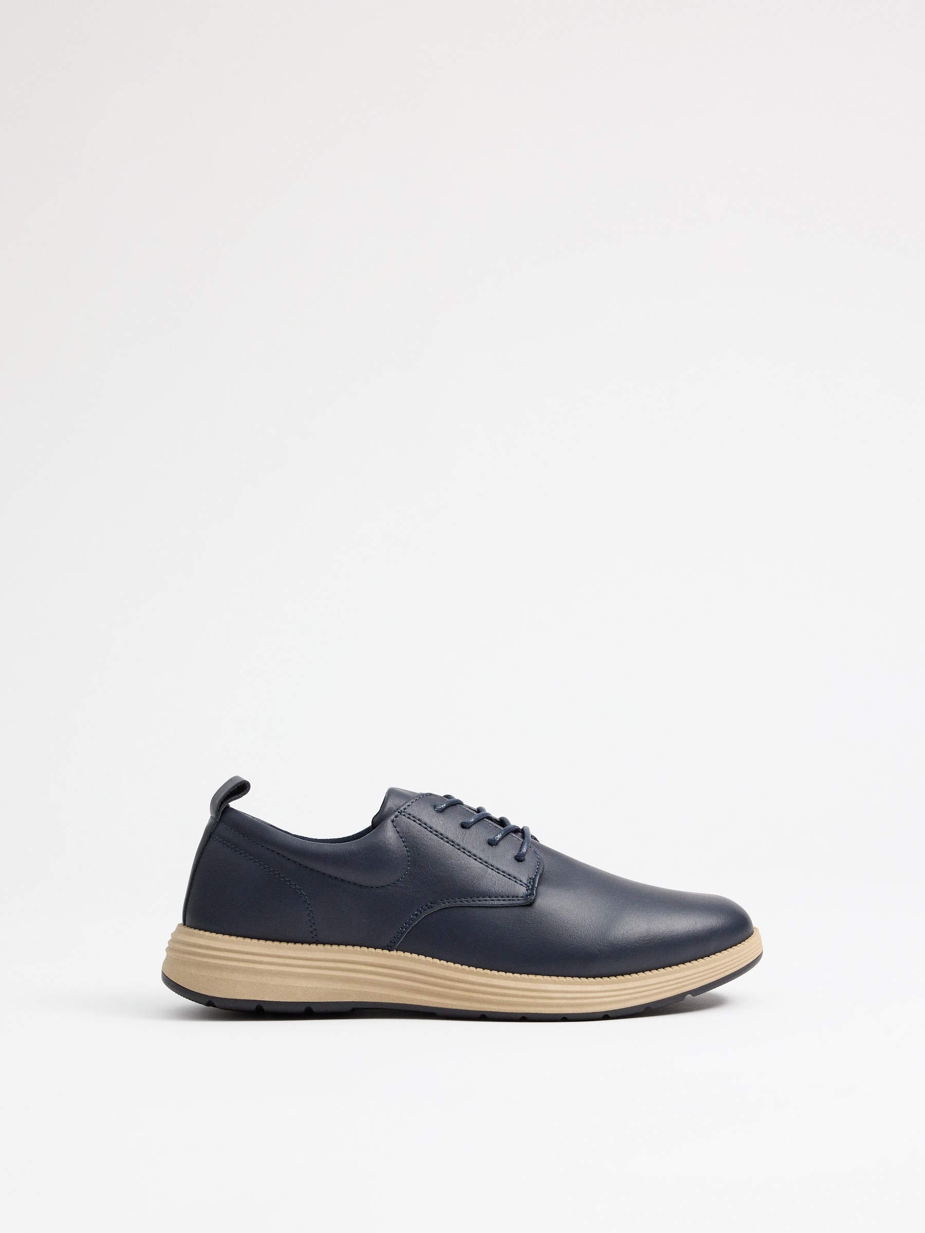 Zapatos azules de polipiel, estilo casual, suela flexible, comodidad y elegancia para todo el día INSIDE
