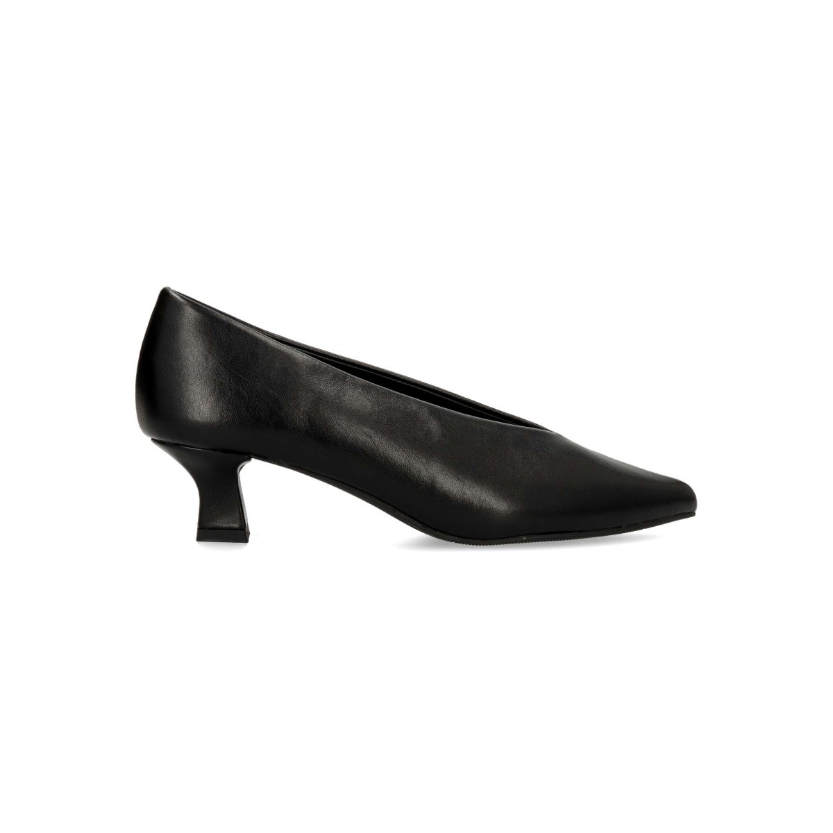 Vanessa Calzados - Zapato salón de tacón medio 4,5 cm para mujer con puntera fina y plantilla acolchada