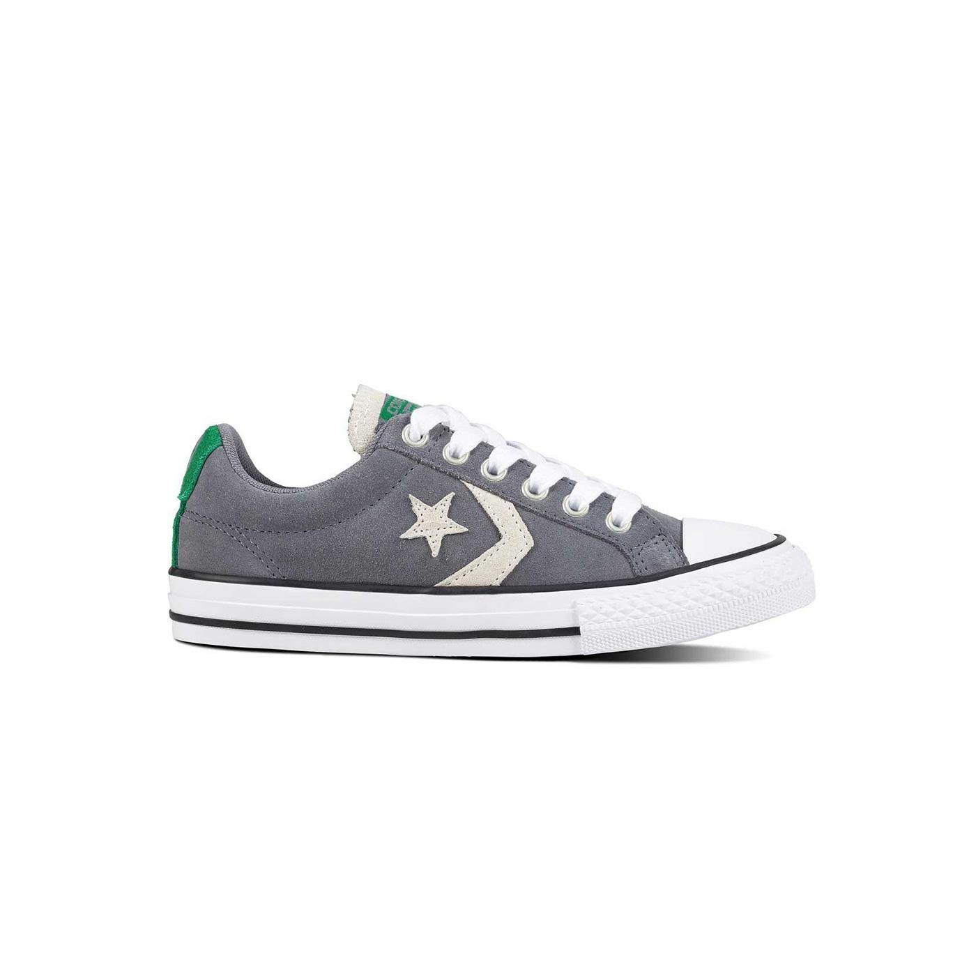 Converse Star Player Niño Gris - Parte Superior de Nobuk