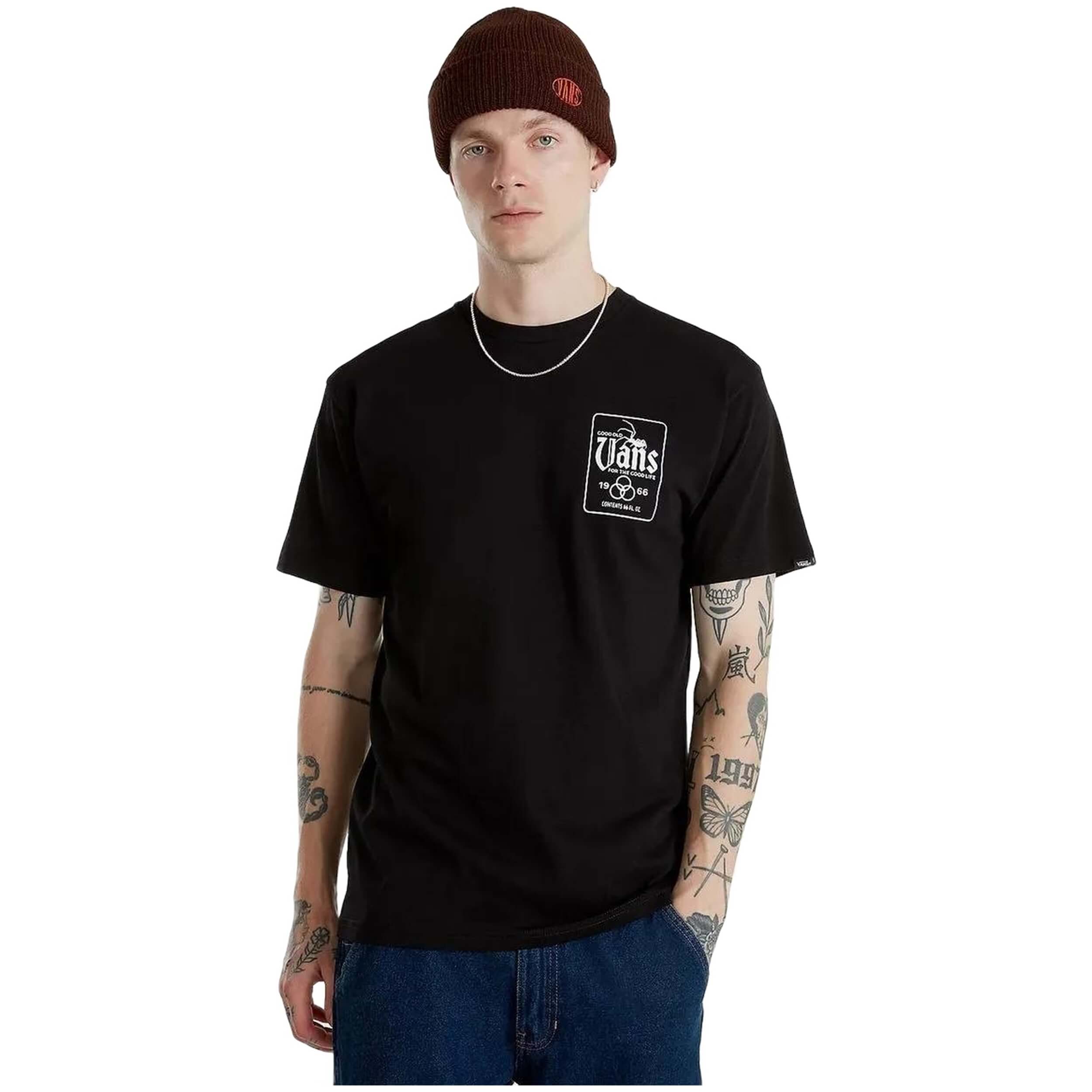 Camisetas marca Vans modelo Vn000Ka2Blk1 para hombre en color negro