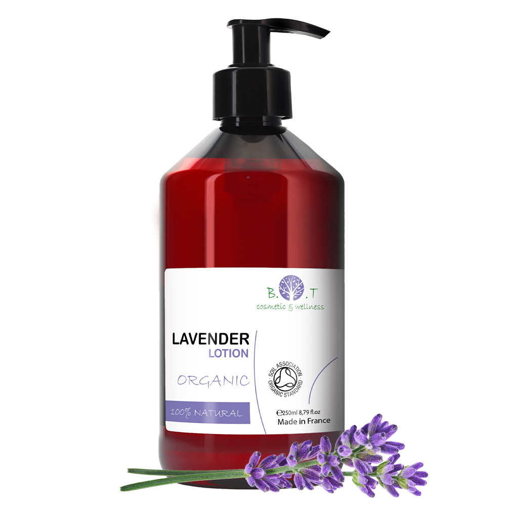 Crema Hidratante Corporal de Lavanda 250 ml Body Milk Ingredientes Naturales B.O.T cosmetic & wellness