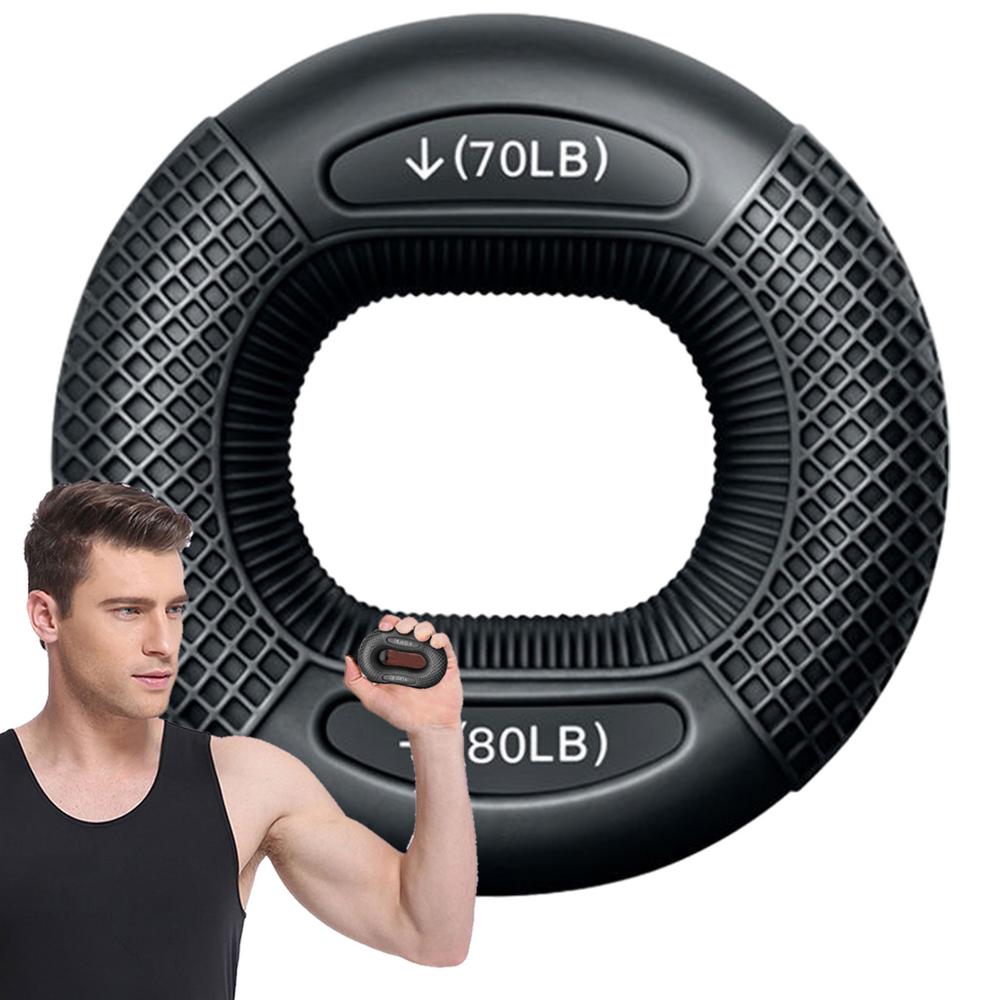 CA Silicona Dedo caliza Anillo mano músculo fortaleza Anillo muñeca Dedo entrenador ejerciore Carpiano expansor entrenamiento fitness device