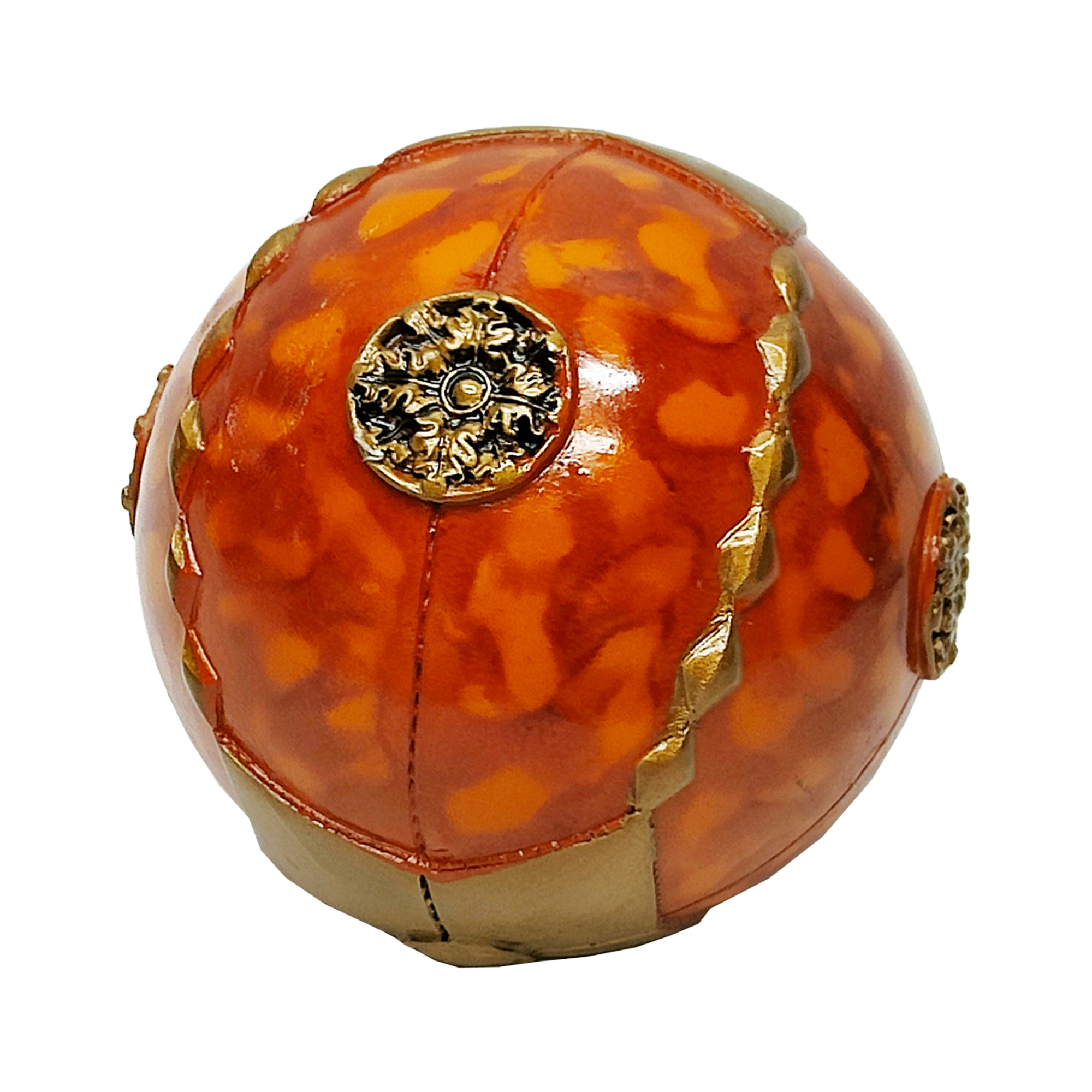 UD - Bola Decorativa de Resina 10 cm – Ideal para Centros de Mesa | Diseño Elegante y Versátil