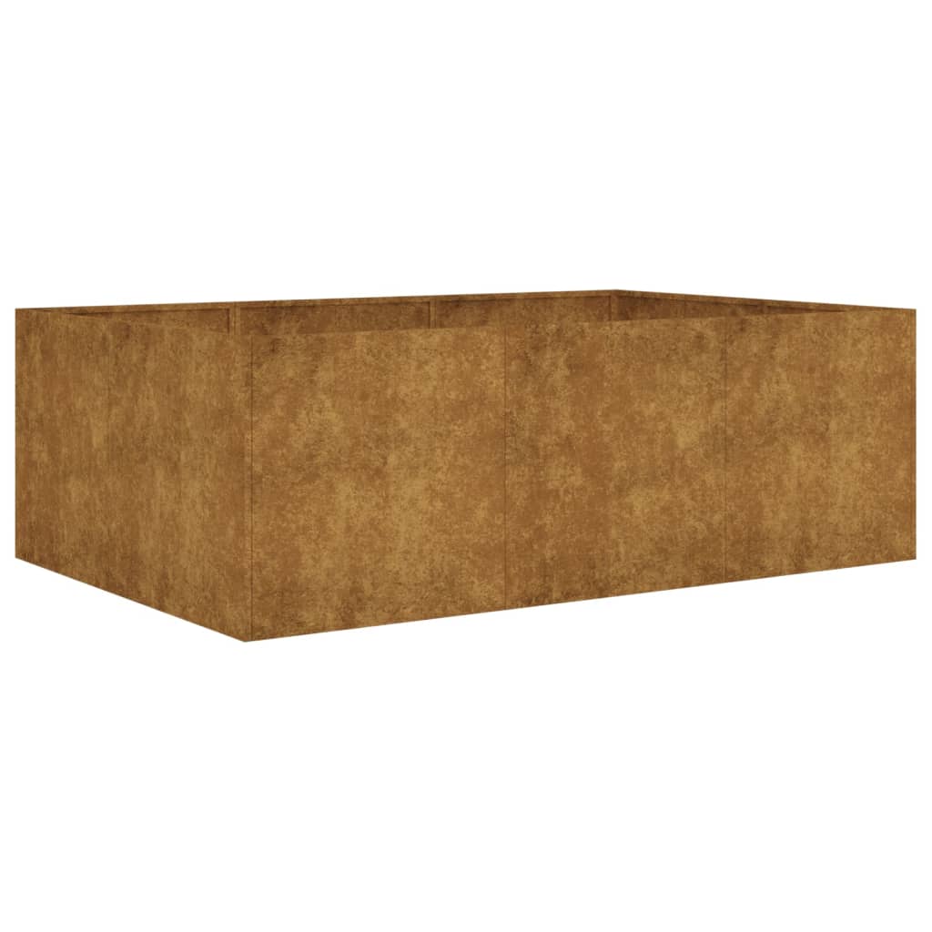 vidaXL Jardinera acero corten Dimensiones 40 x 41 x 40 cm,  80 x 40 x 40 cm,  120 x 40 x 40 cm y mas