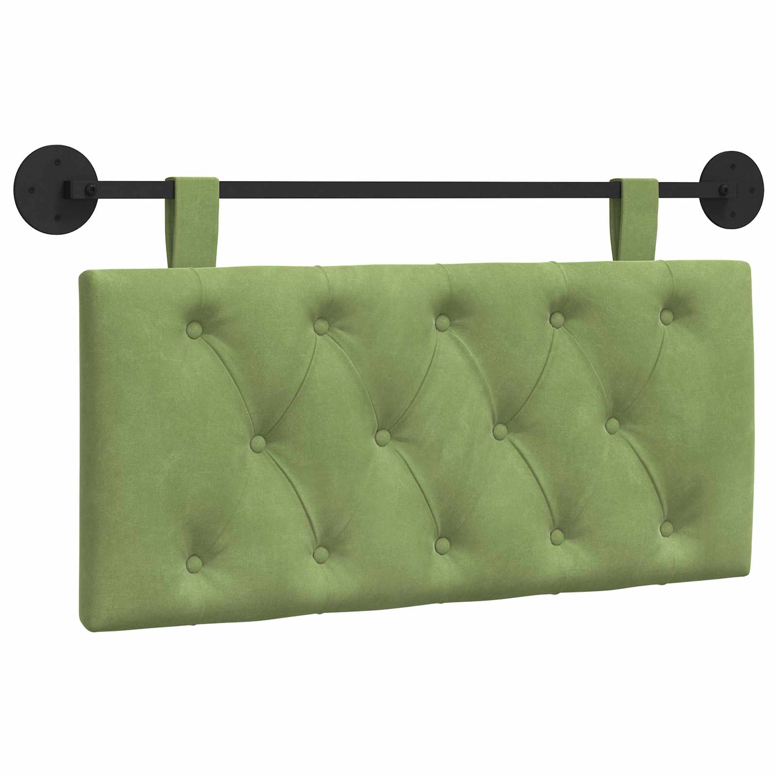 vidaXL Cabecero colgante Terciopelo 90 x 55 x 7 cm Multicolor