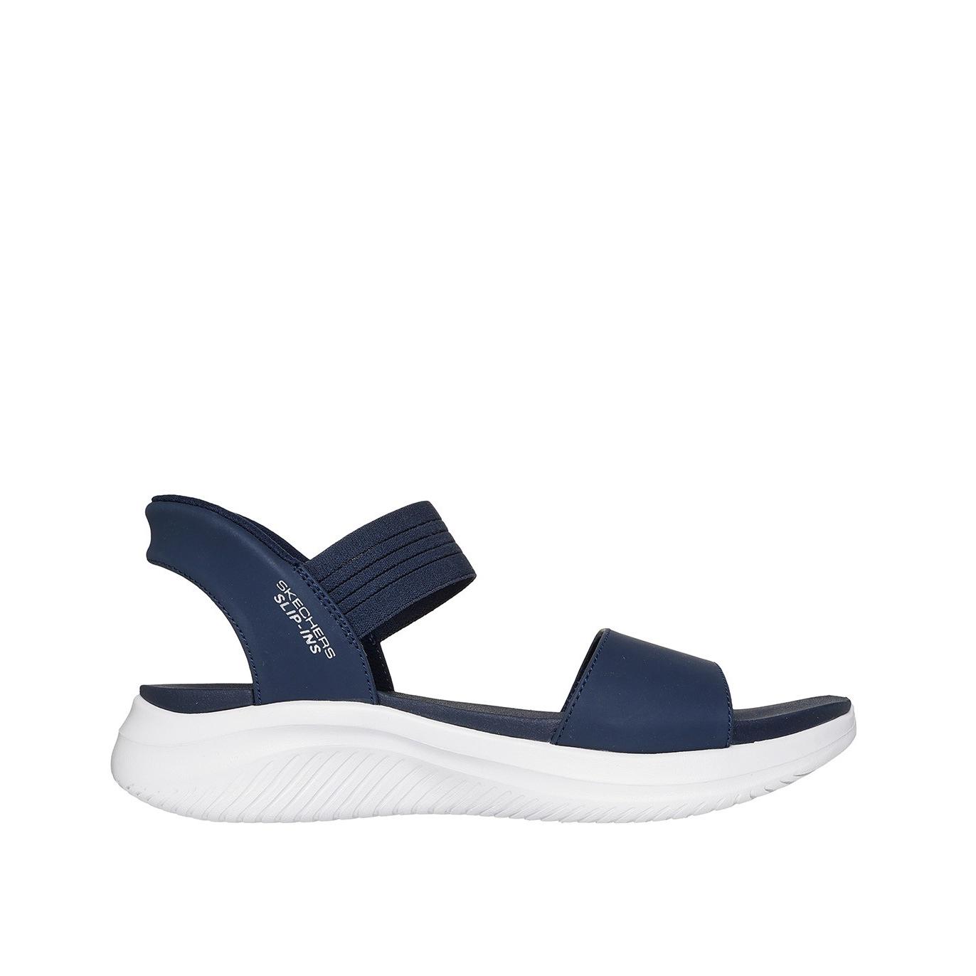 Sandalias Skechers mujer 119804 Slip-Ins Low Wedge color marino