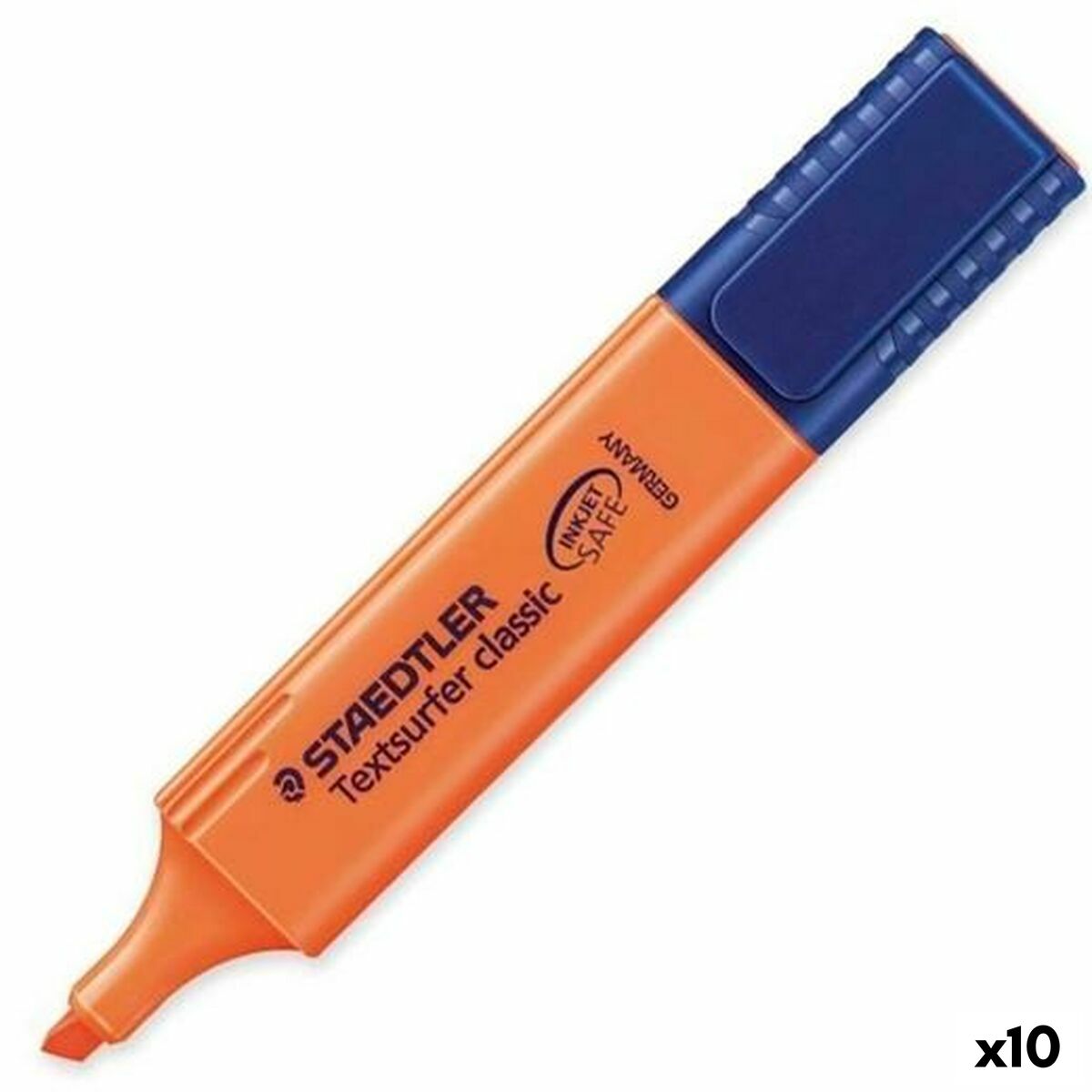 Staedtler Rotulador Fluorescente Naranja Textsurfer Classic 364-29, Punta Biselada, Secado Rápido