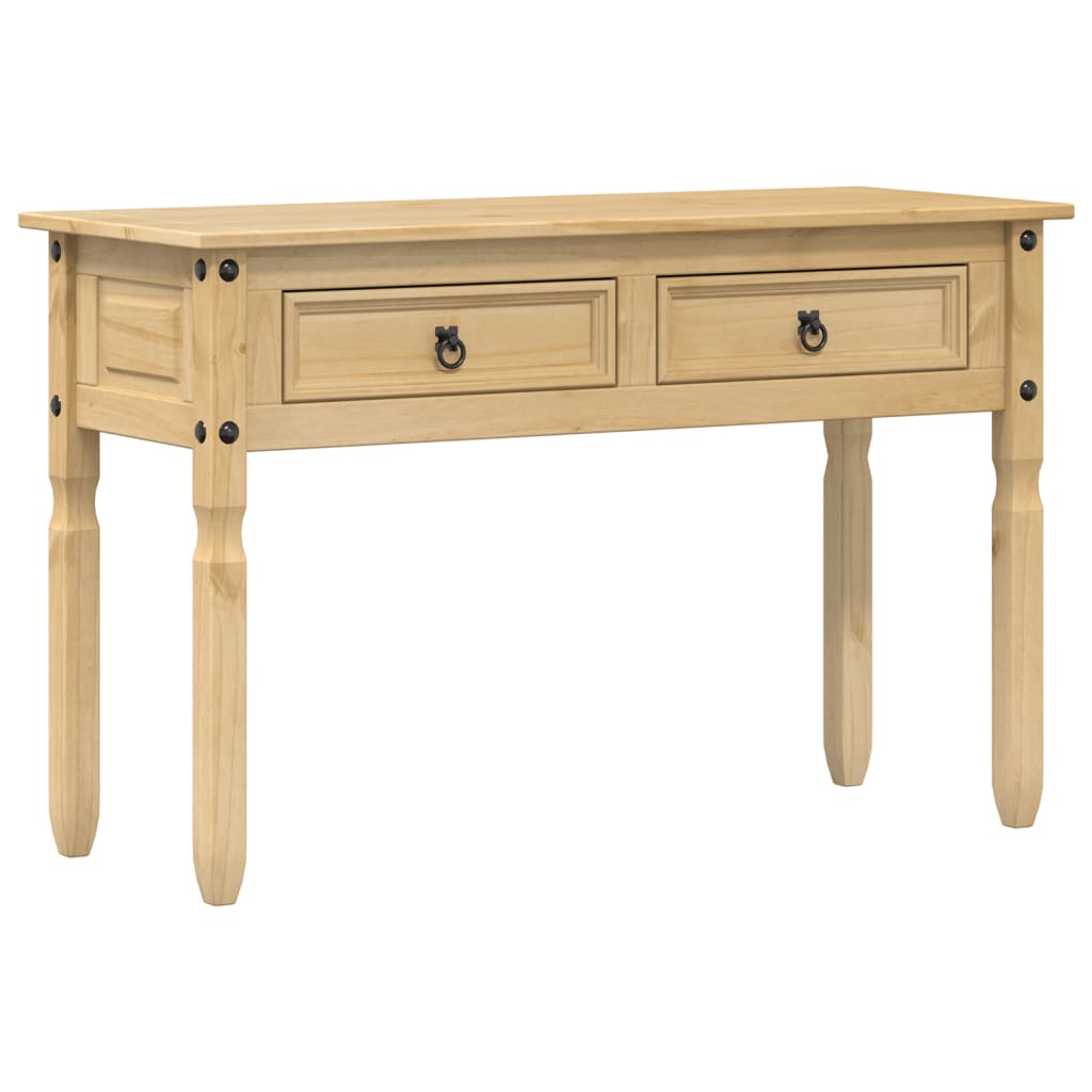 Mesa Consola Corona Vidaxl de Pino Maciza 115x46x73 Cm
