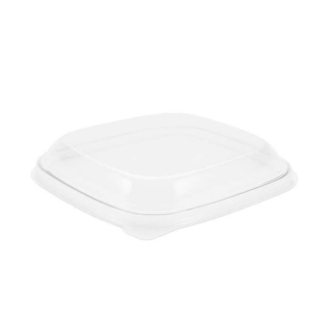MONOUSO | Tapa para Bol Degustación PS Transparente 7,5x7,5cm (100 Uds)