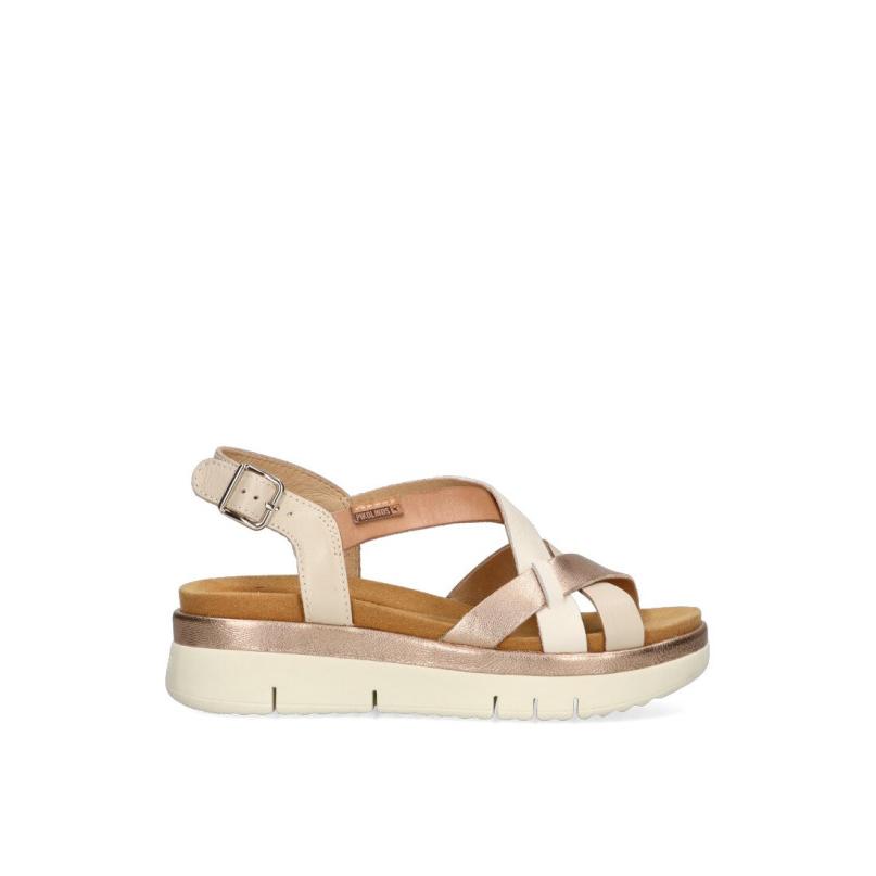 Sandalia Cómodas Pikolinos - Mujer - Suela Plana - Modelo W4n-0650c1 - Color Multicolor
