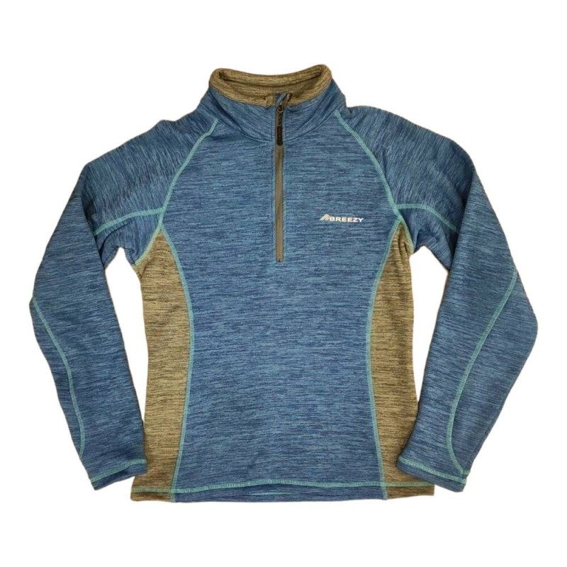 Polar Haboa Strech 010202002 Azul Y Gris Mujer