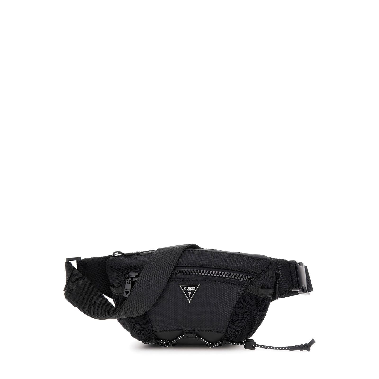 Riñonera Guess Hombre Trento Multifuncional Negro