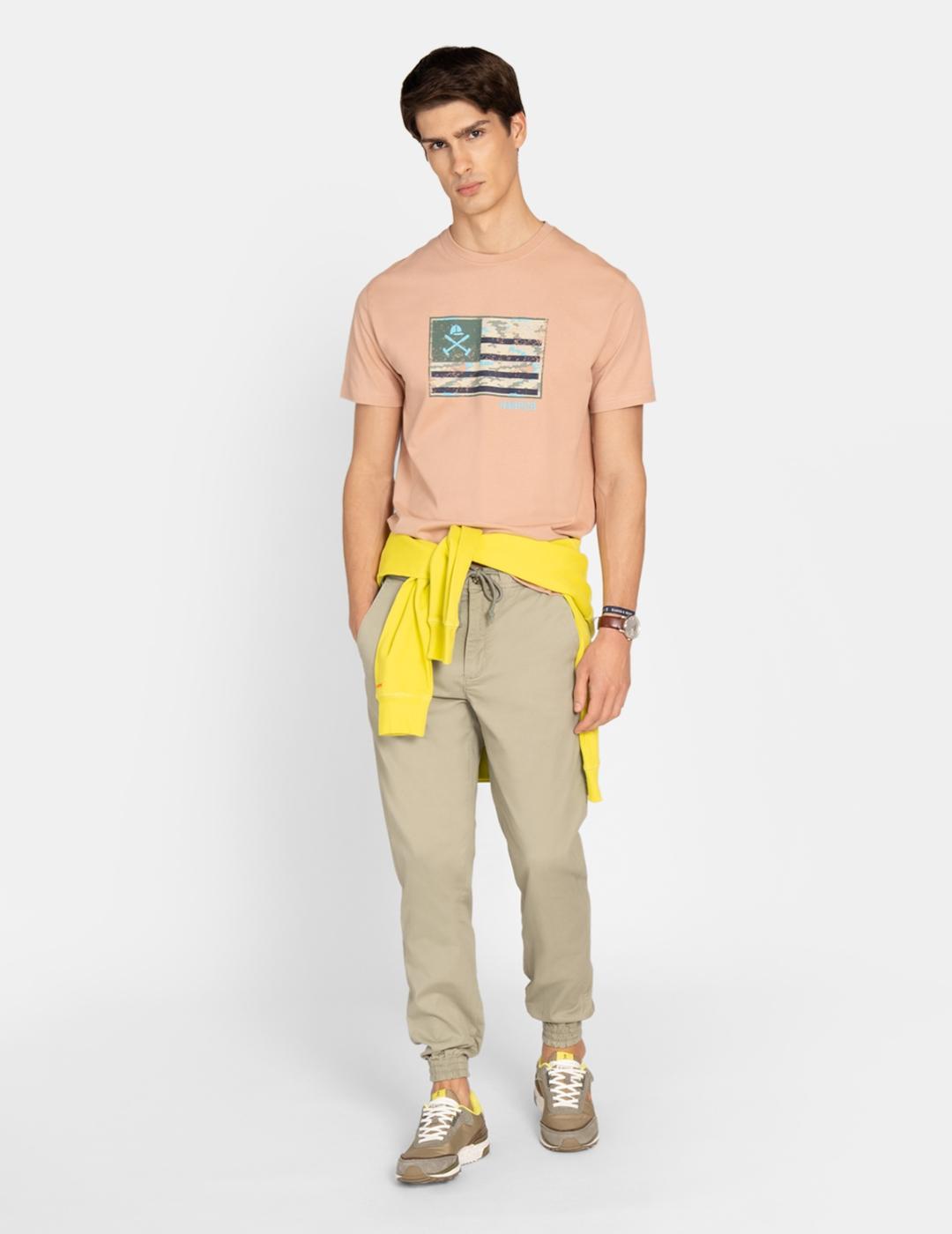 HARPER CAMISETA USA ROSA PALO