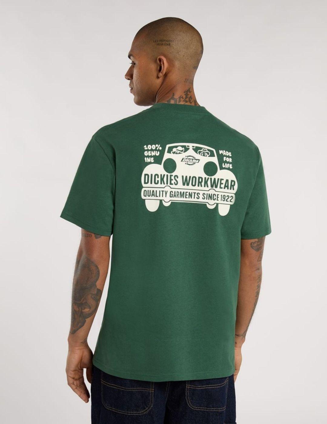 Camiseta Dickies Gordonsville Verde Hombre
