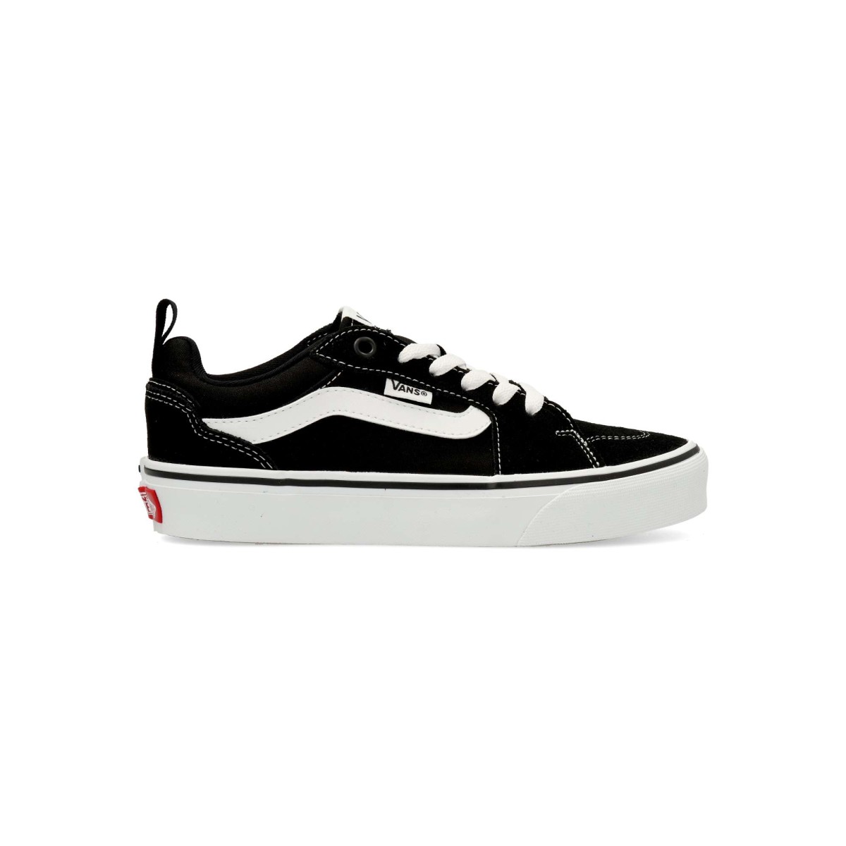 Vans - Zapatillas deportivas Filmore para niño, estilo skater con suela waffle y cuello acolchado, piel y textil