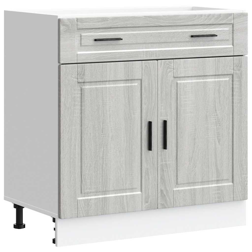 vidaXL Mueble bajo de cocina Porto madera de ingeniería  80 x 46 x 81.5 cm Multicolor