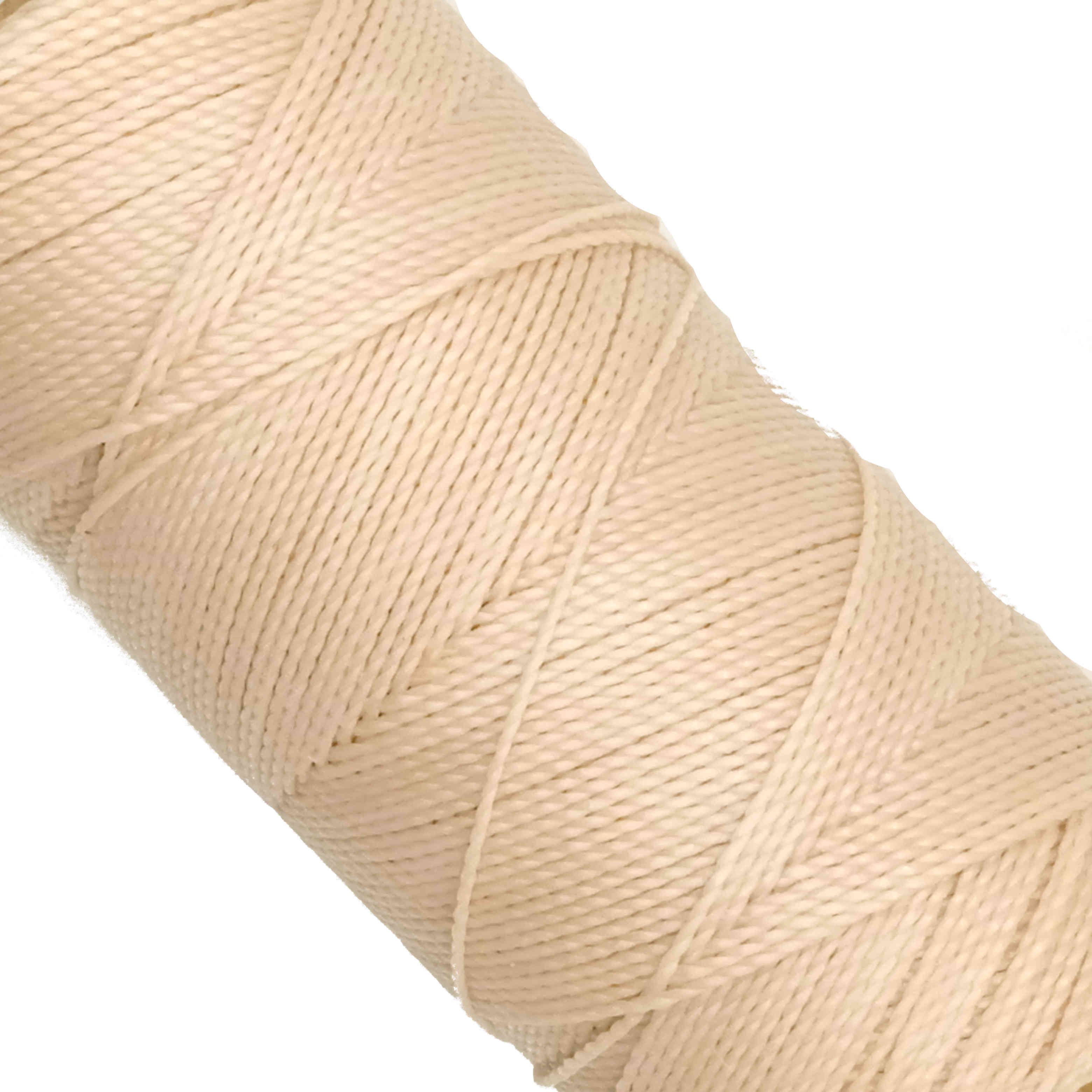 Bobina de hilo encerado Linhasita para macrame y coser cuero - 1mm, 100gr/170 metros
