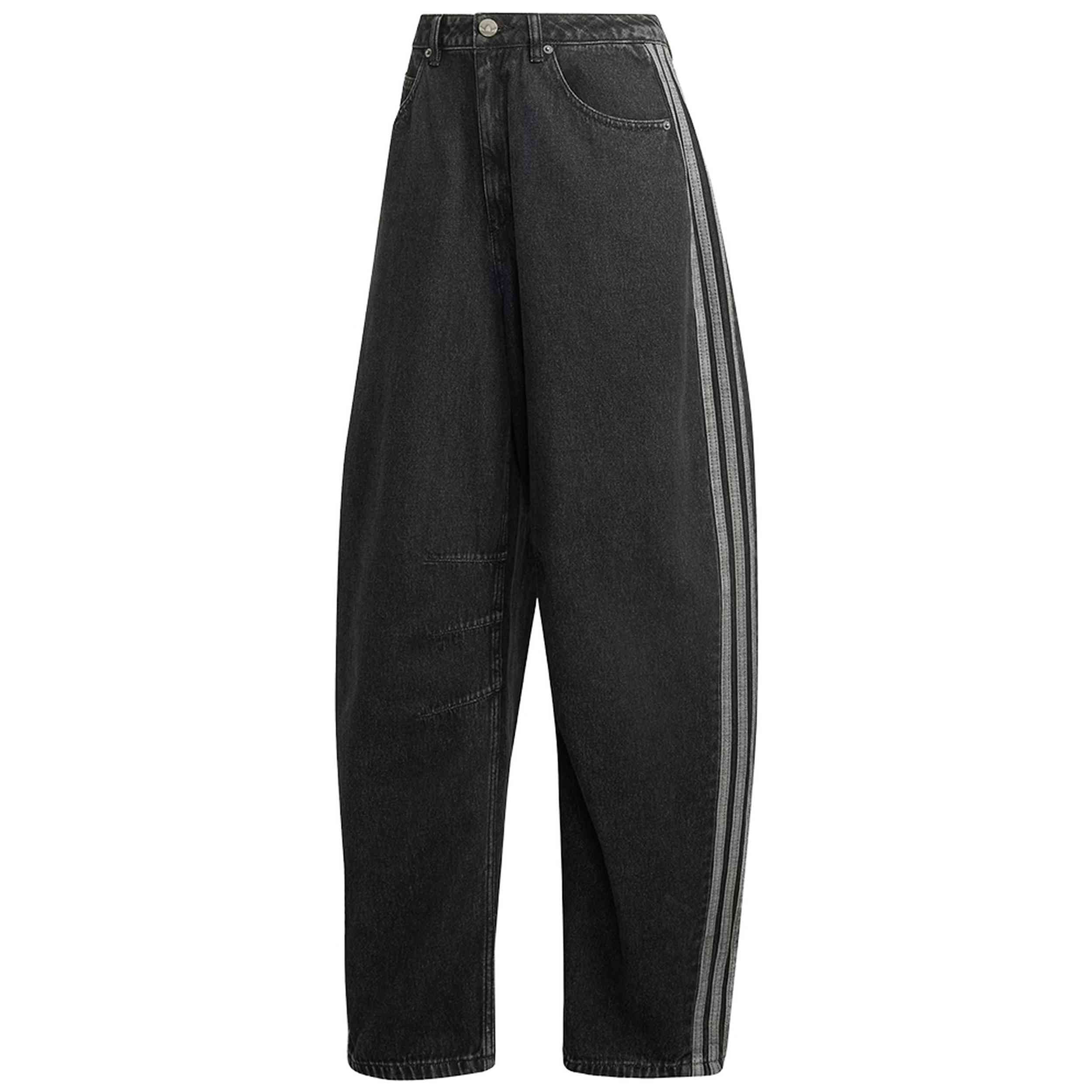 Vaqueros Jeans Adidas modelo Adicolor Denim "True Black Denim" para Mujer en color Negro