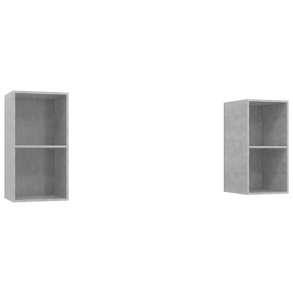 vidaXL Muebles de salón de pared 2 piezas madera ingeniería, Mueble de Salon, Mueble TV, Mueble TV salon, Mesa de TV, Mueble tele