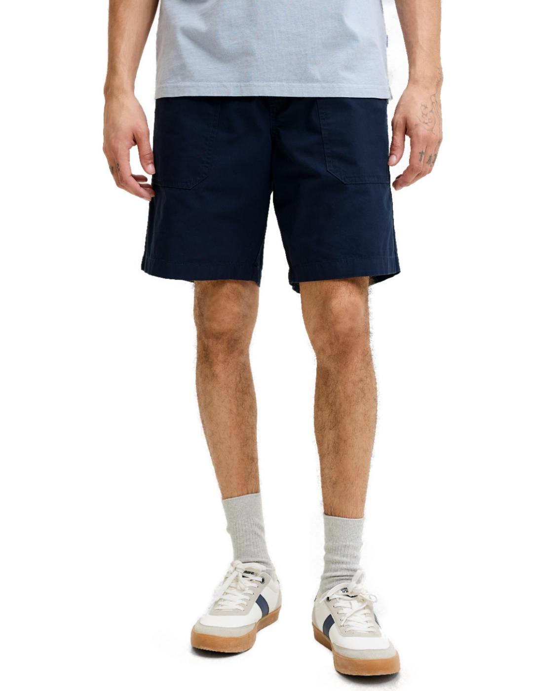 Bermuda Jack&Jones Jaiden azul marino para hombre
