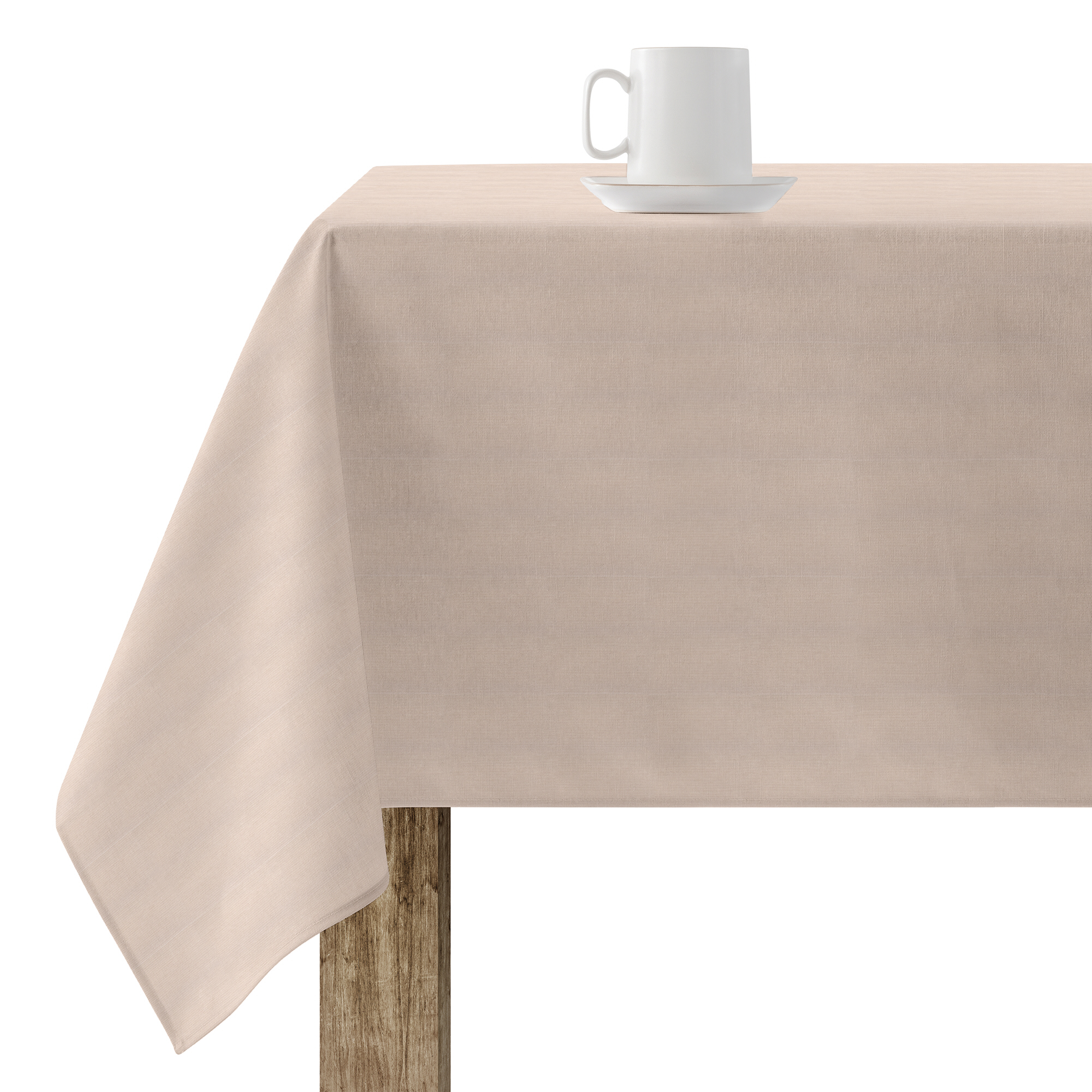 Mantel BL Belum Resinado Antimanchas Liso Lino 101 para Mesas Cuadradas, Rectangulares y Ovaladas