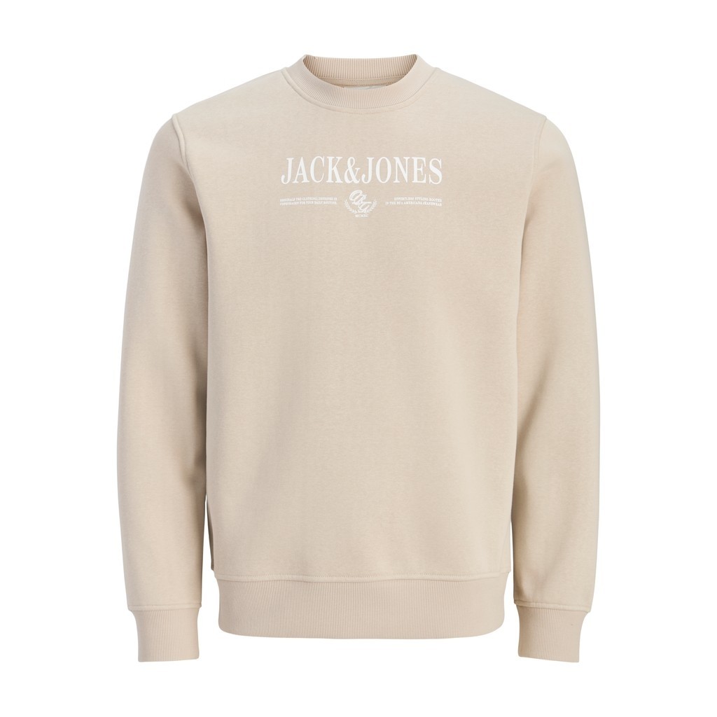 Jack & Jones Sudadera Hombre JORFREDERIKSBERG BRANDING SWEAT CN FST