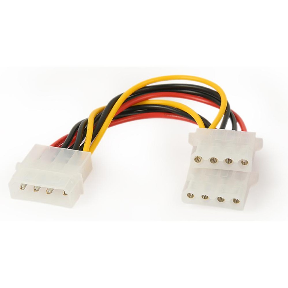 Gembird - Cable de alimentación interna CC-PSU-1 MOLEX 4-pin macho-hembra para PC y fuentes de alimentación compatibles, ligero (10 g) y listo para instalación inmediata en equipos informáticos