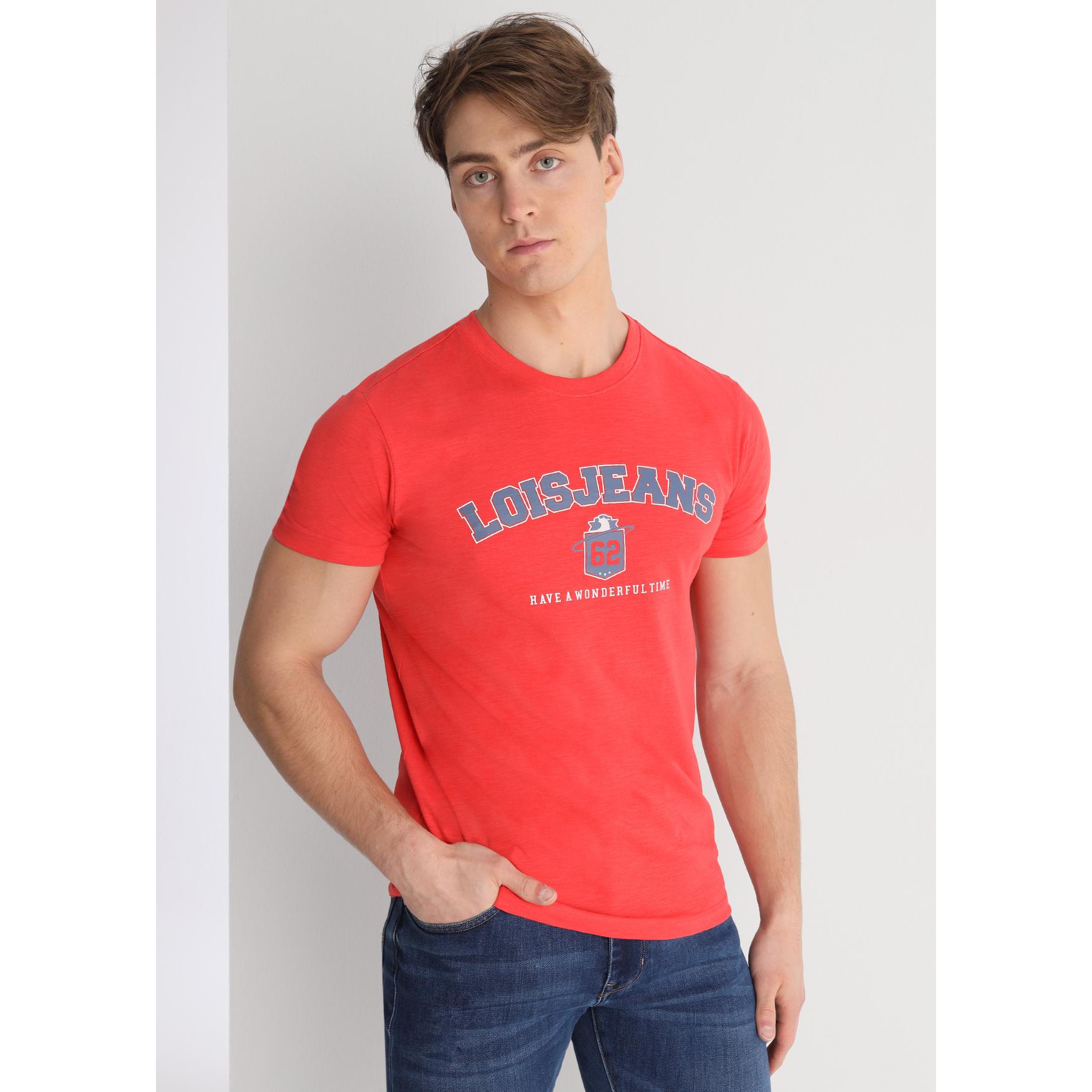 LOIS JEANS - Camiseta Jayson-Mike Roja