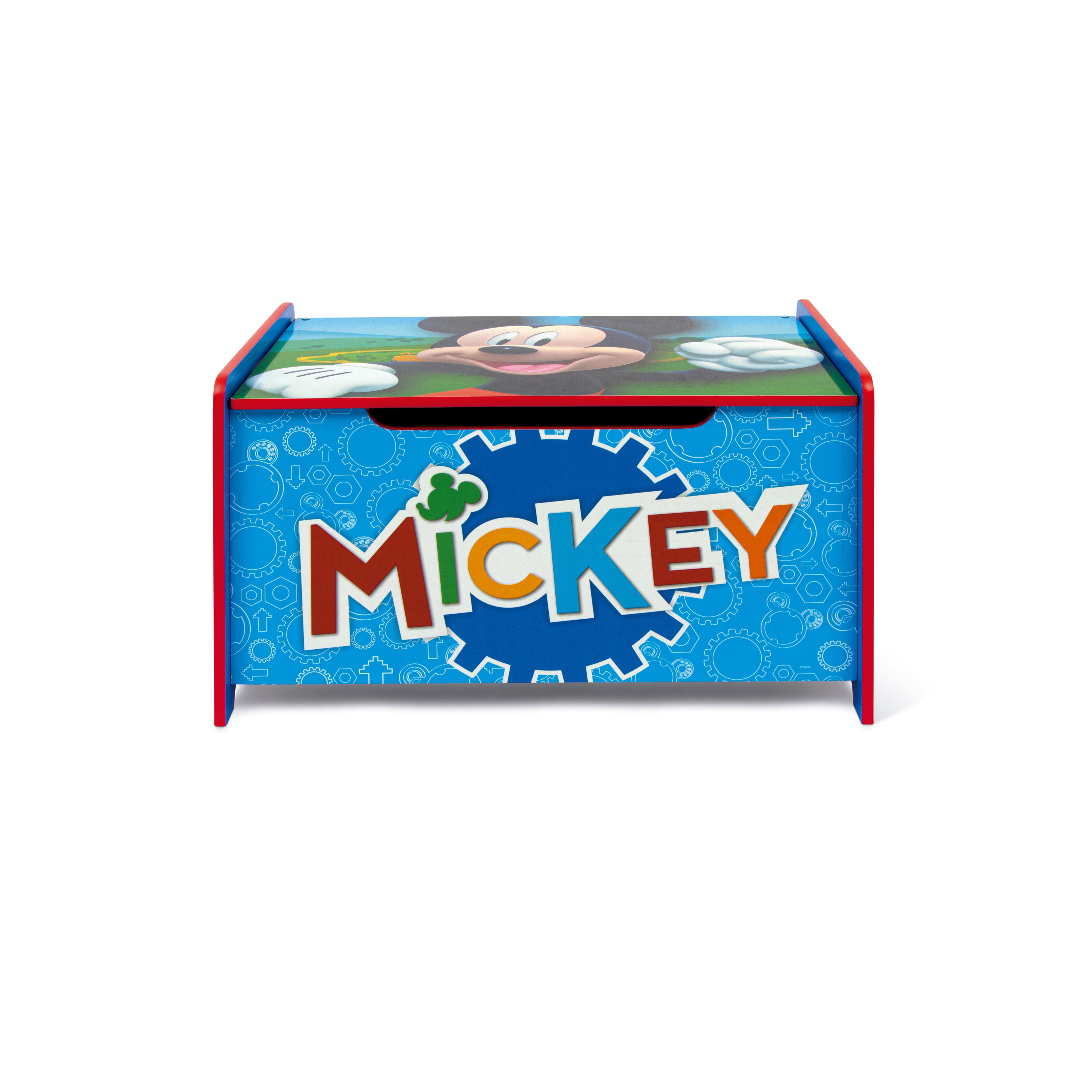 ARDITEX WD14005 Banco Juguetero de madera de 62.5x40x37cm de DISNEY-Mickey
