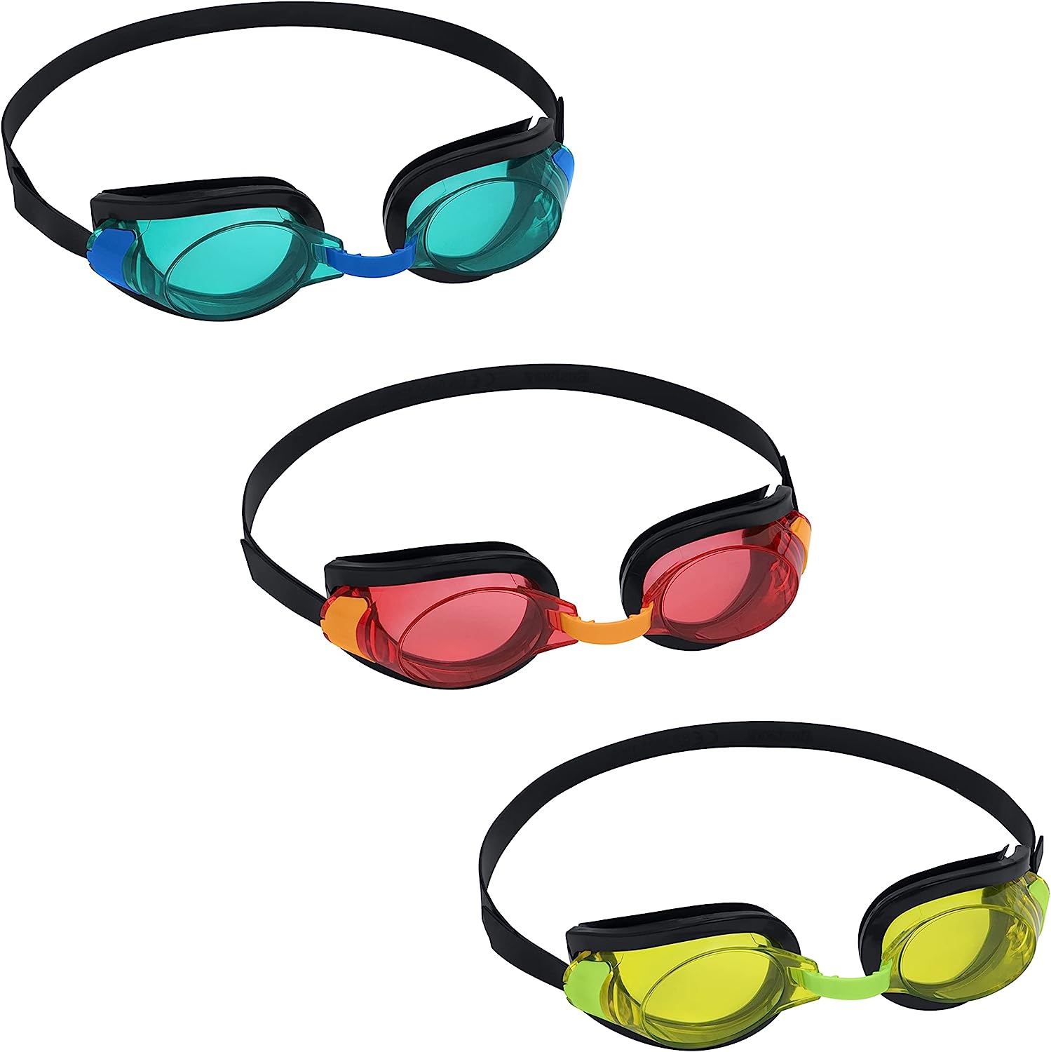 Gafas de Natación Bestway para Niños/adultos Protección UV, Ajuste Cómodo Color Surtido 1 unidad