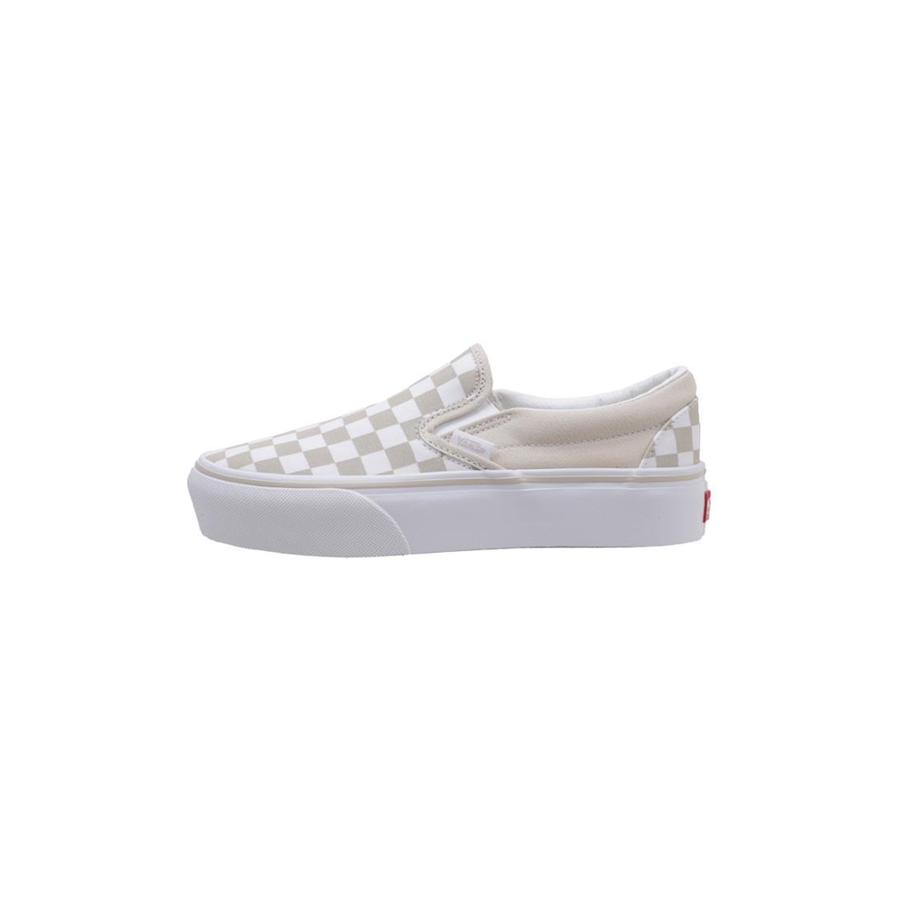 Vans UA CLASSIC SLIP-ON PLATFORM Deportivas Planas mujer Beige