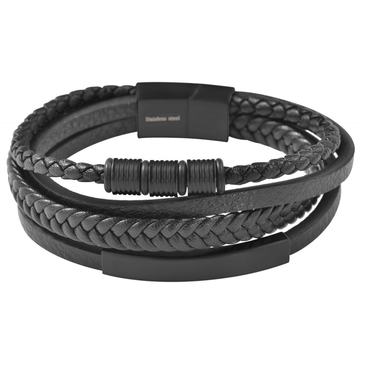 Akzent® Pulsera em Couro Genuíno