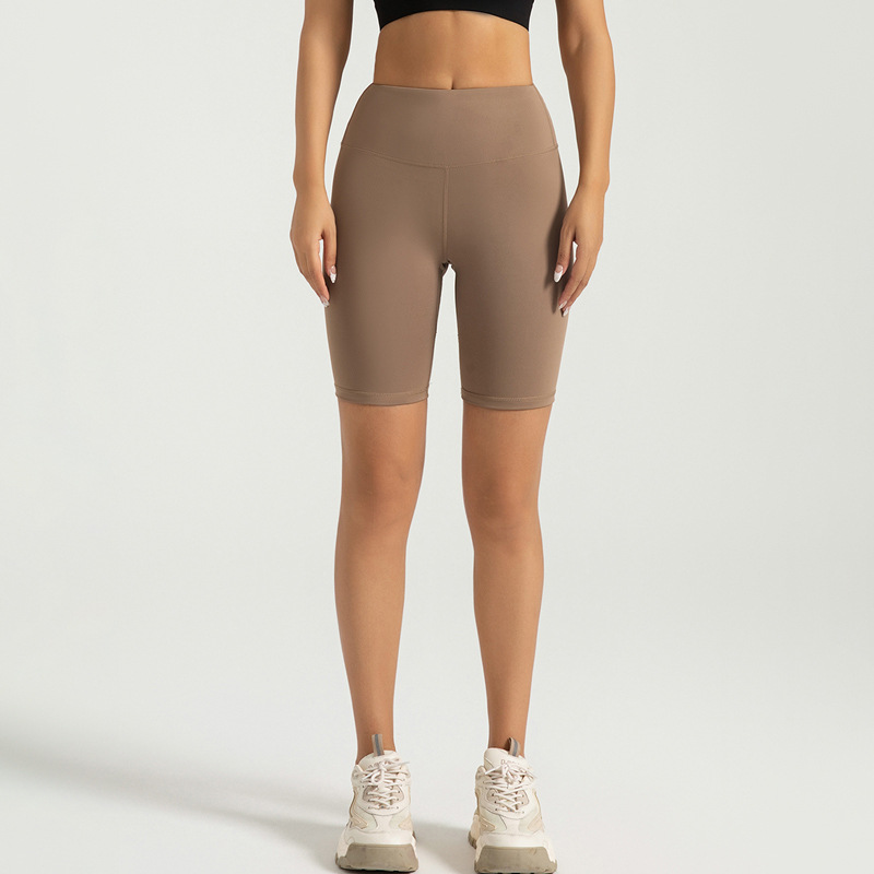 TK Pantalones cortos Deportivos y de fitness, pantalones de color melocotón, leggings de Belta Alta para Mujer, Yoga para Mujer