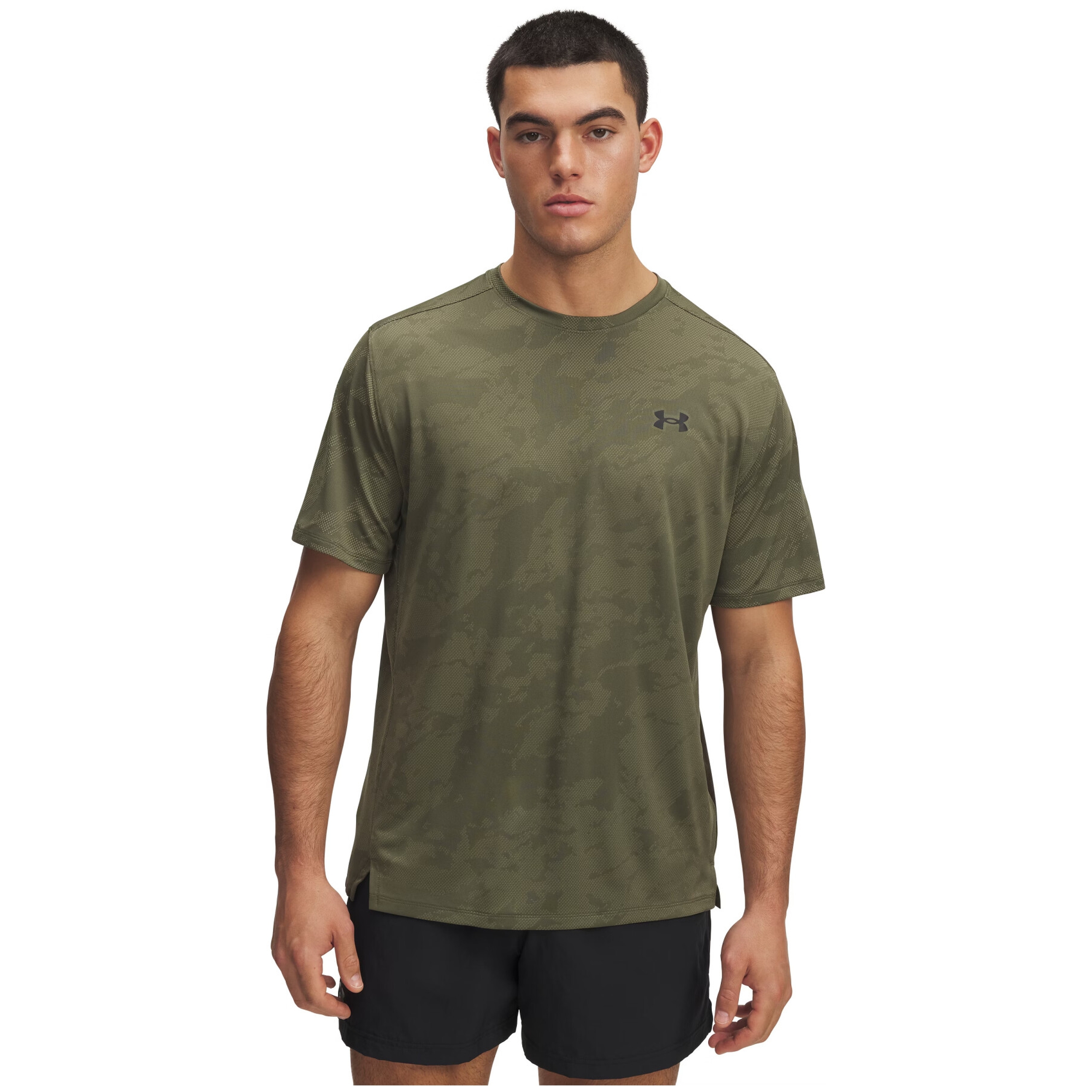 Camiseta De Manga Corta Under Armour para Hombre en color Verde