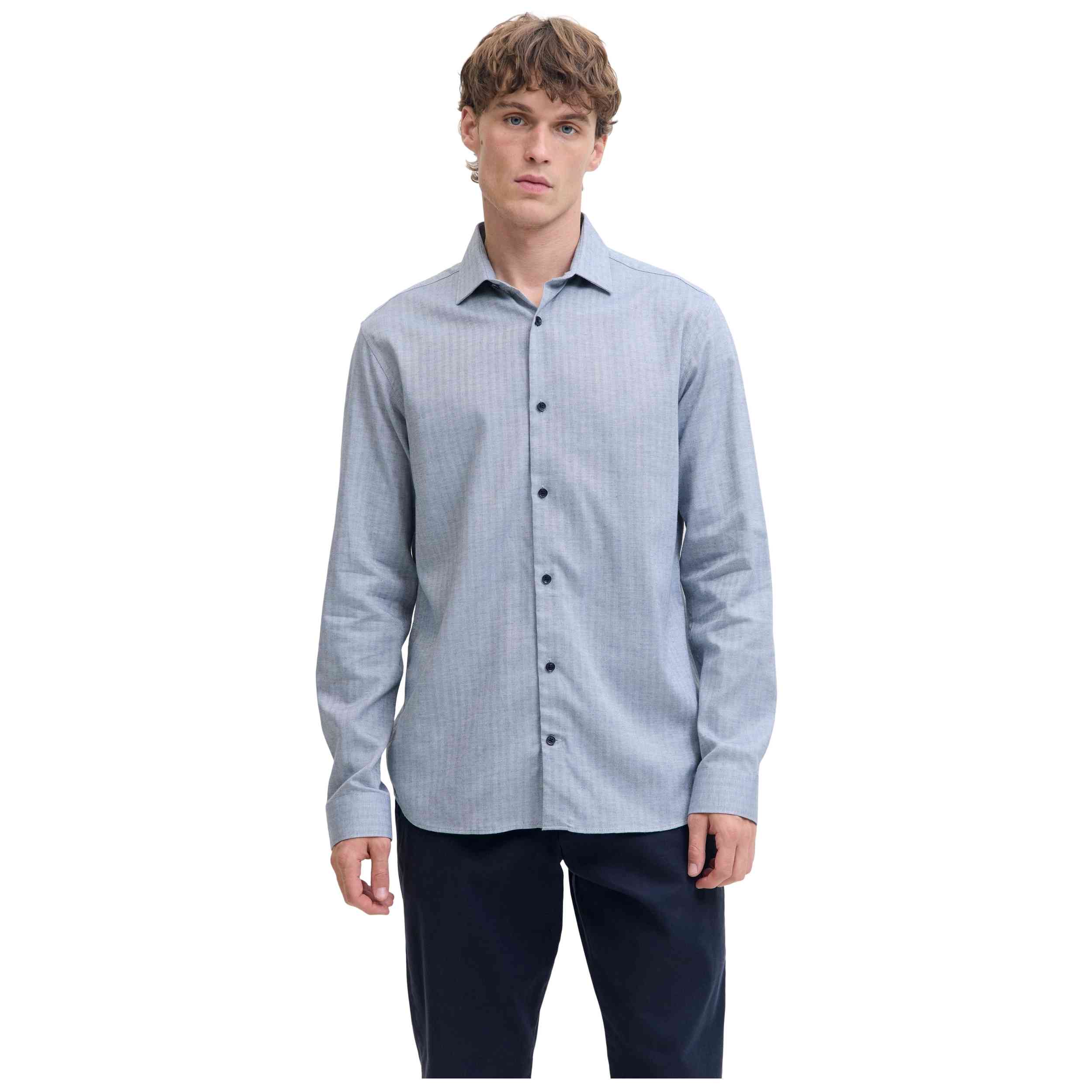 Camisa Jack & Jones modelo 12287496 para Hombre en color Plateado