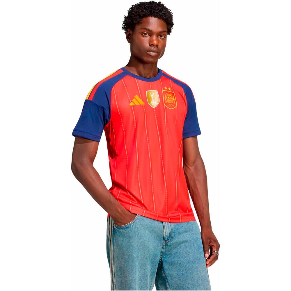 Camiseta España 2 Estrellas Mundial 2026 Hombre
