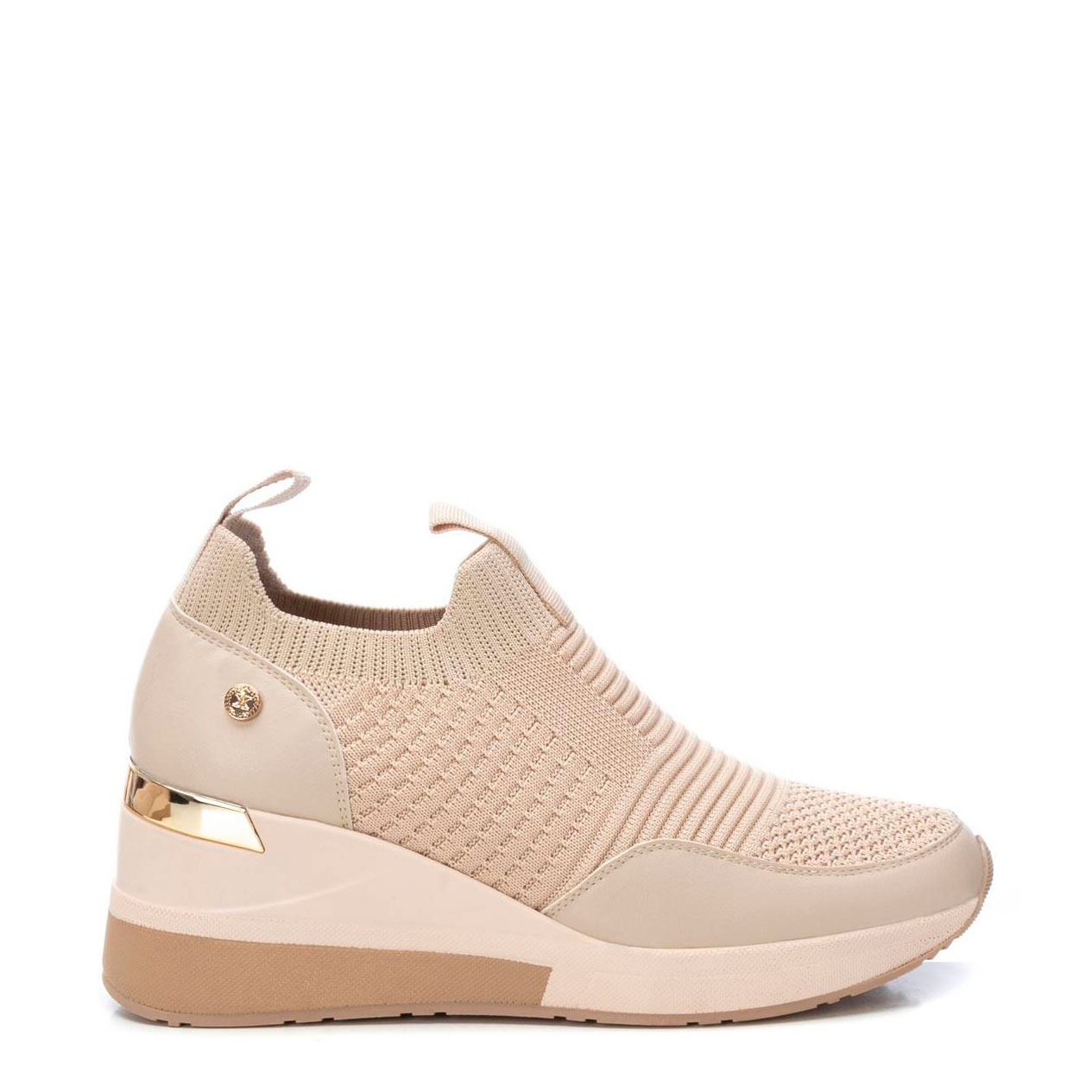 Xti Zapatillas Beige 143084-7 , para Mujer