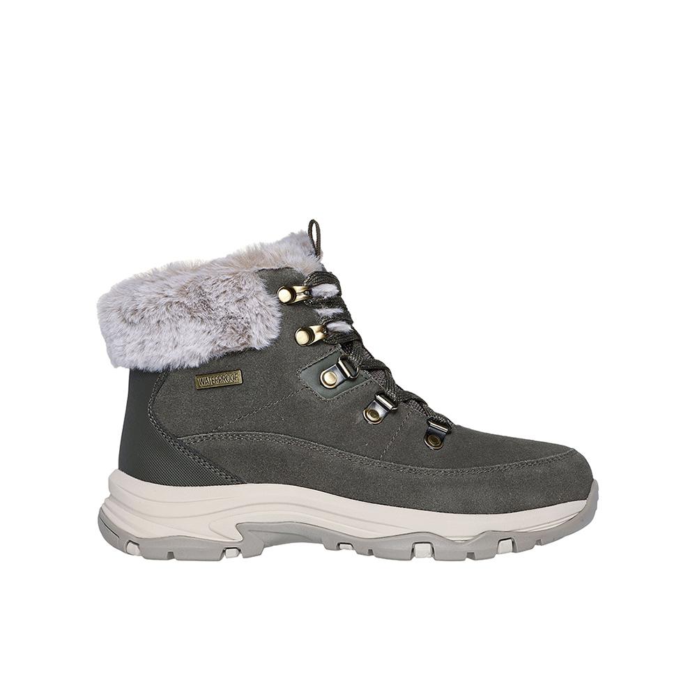 Skechers Trego - Snow Worries Botines de trail para mujer caqui en sintético 85721