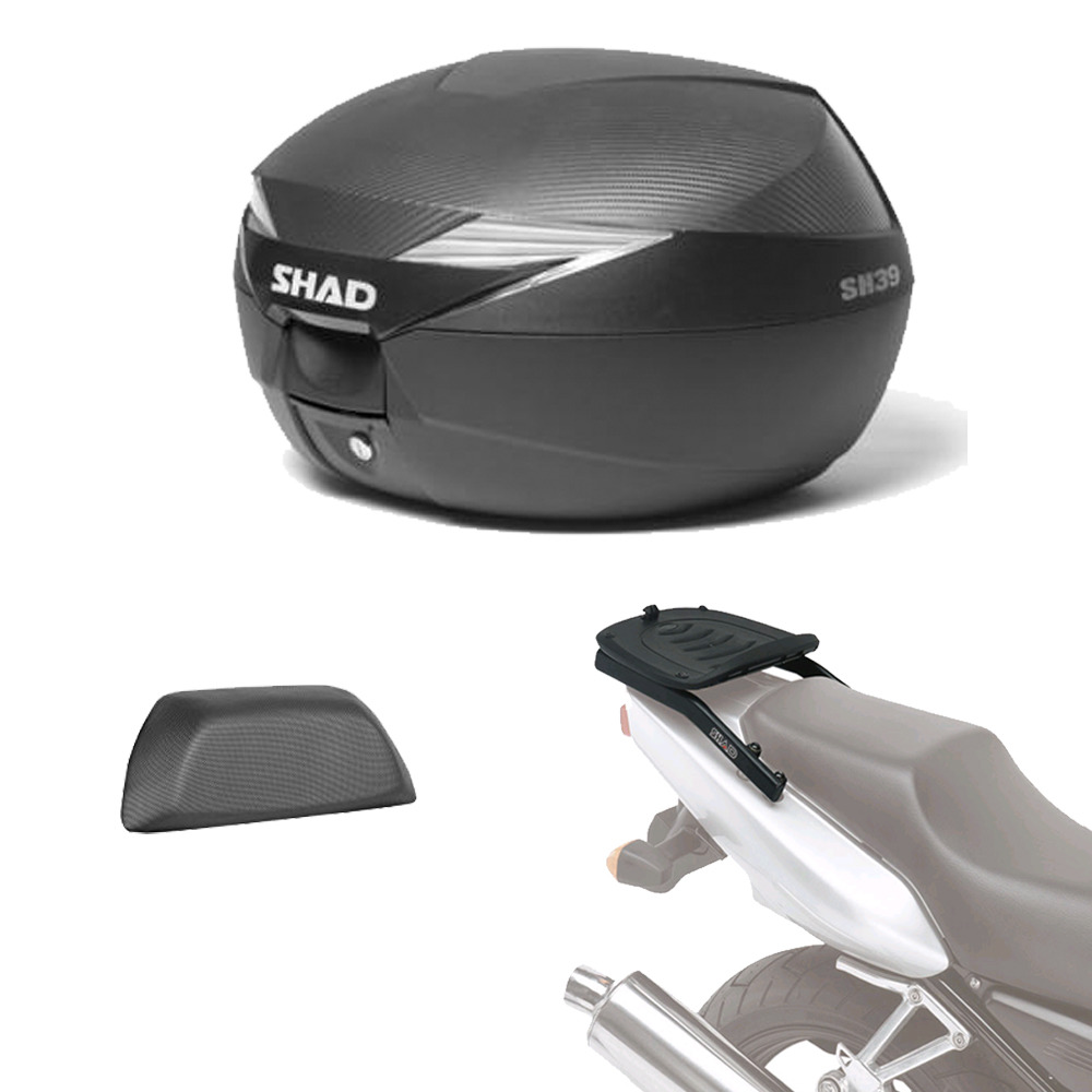 Kit Fijacion Y Maleta Baul Trasero + Respaldo Pasajero Regalo Sh39 SH39REHE4